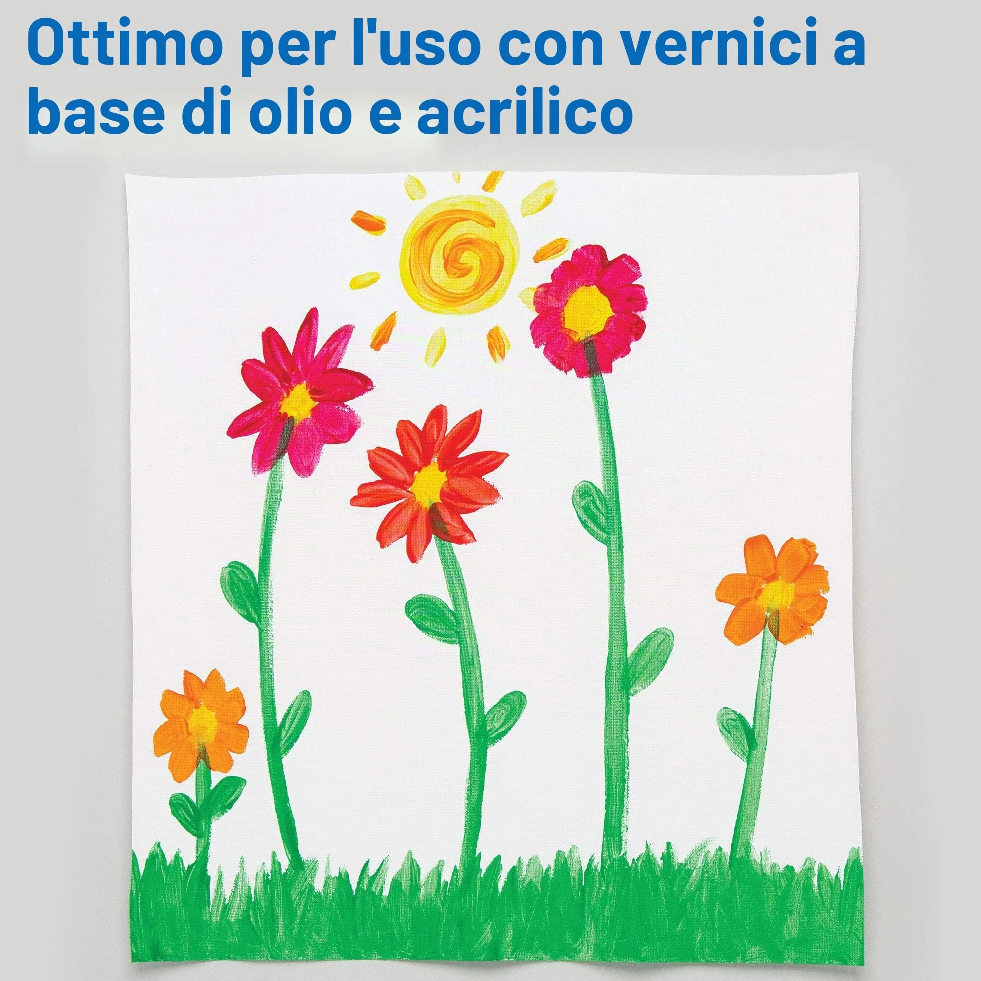 Baker Ross Rotolo di Tela (Rotolo Singolo) per Dipingere, 200 x 40 cm, per Progetti Artistici e Ideali per Bambini