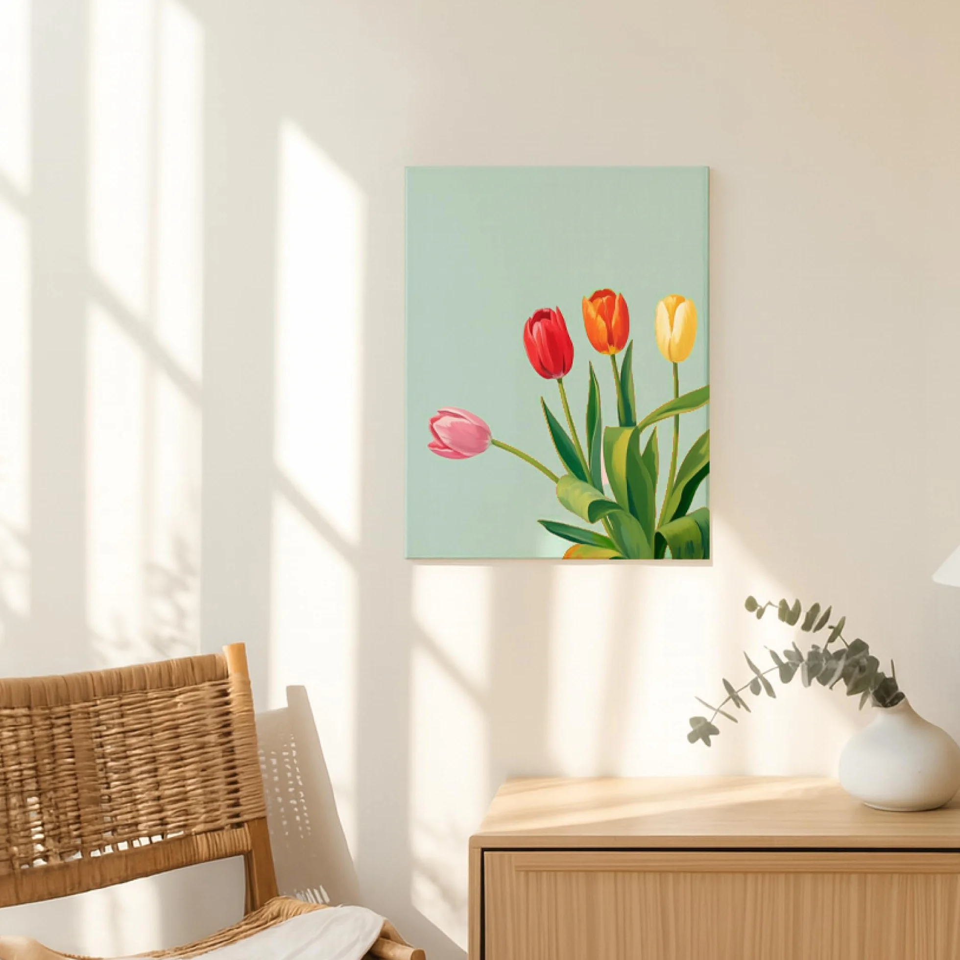 Zenacolor Tela per Dipingere 30x40cm (Set da 10) - 280 g/m² 100% Cotone - Per Pittura Acrilica, a Olio, Tempera, Guazzo, ecc.