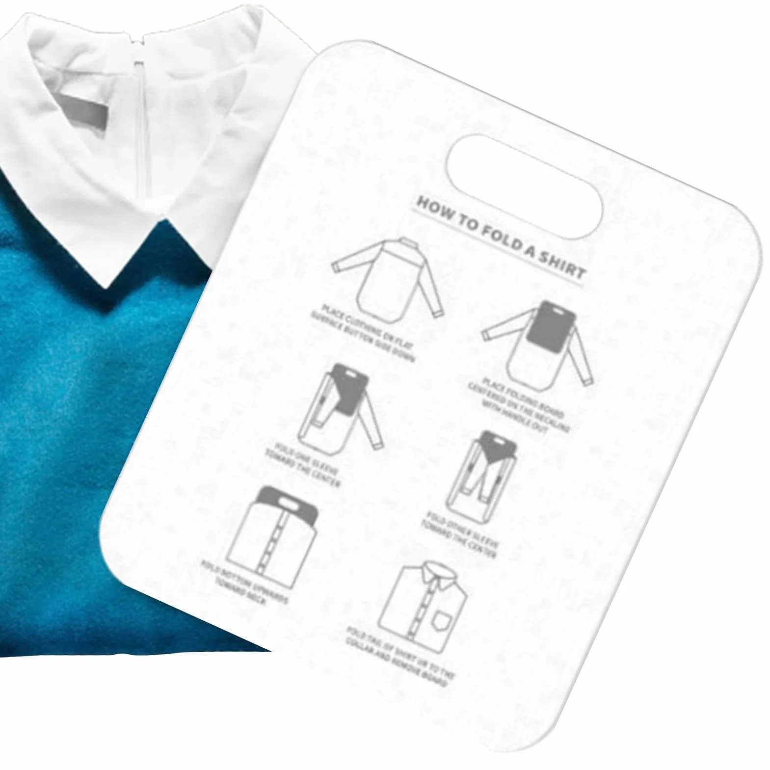 Utensile pieghevole per vestiti, pieghevole per vestiti e magliette, facile e veloce, per bambini e adulti per piegare i vestiti