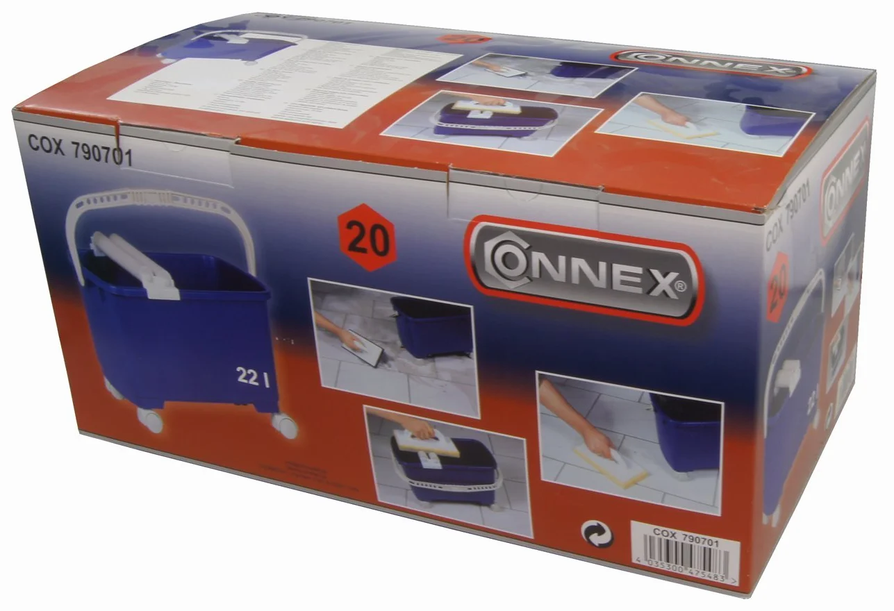 Connex COX790701 - Kit per lavaggio piastrelle, 22 l