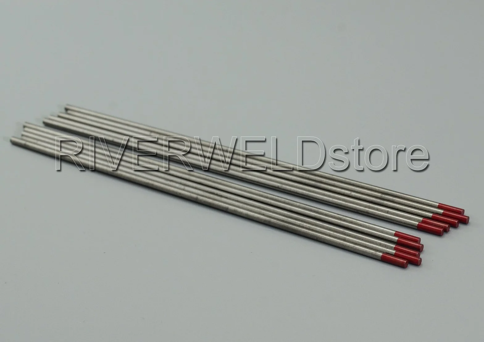 RIVERWELD 2% thoriated WT20 rosso saldatura TIG elettrodi tungsteno 2,4mm x 175mm 10pk