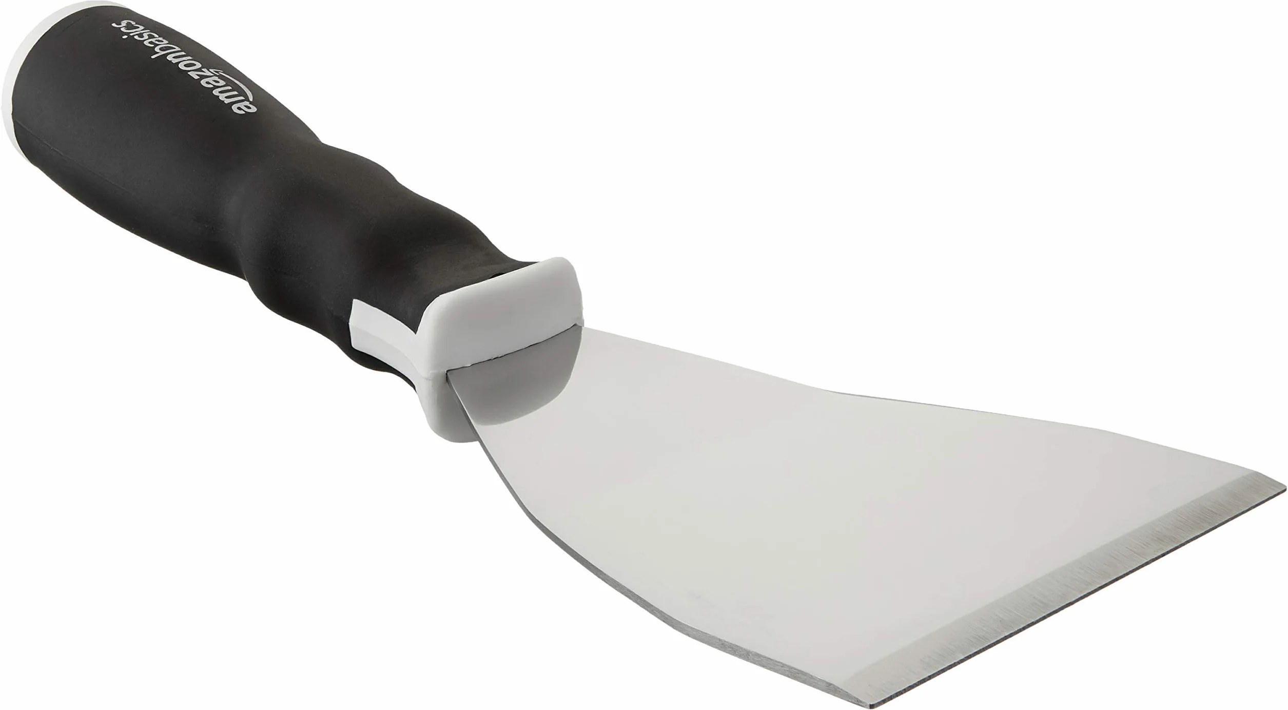 Amazon Basics Raschietto con lama Piegata, robusto, con filettatura per prolunga, impugnatura morbida e testa a martello, 7.62 cm