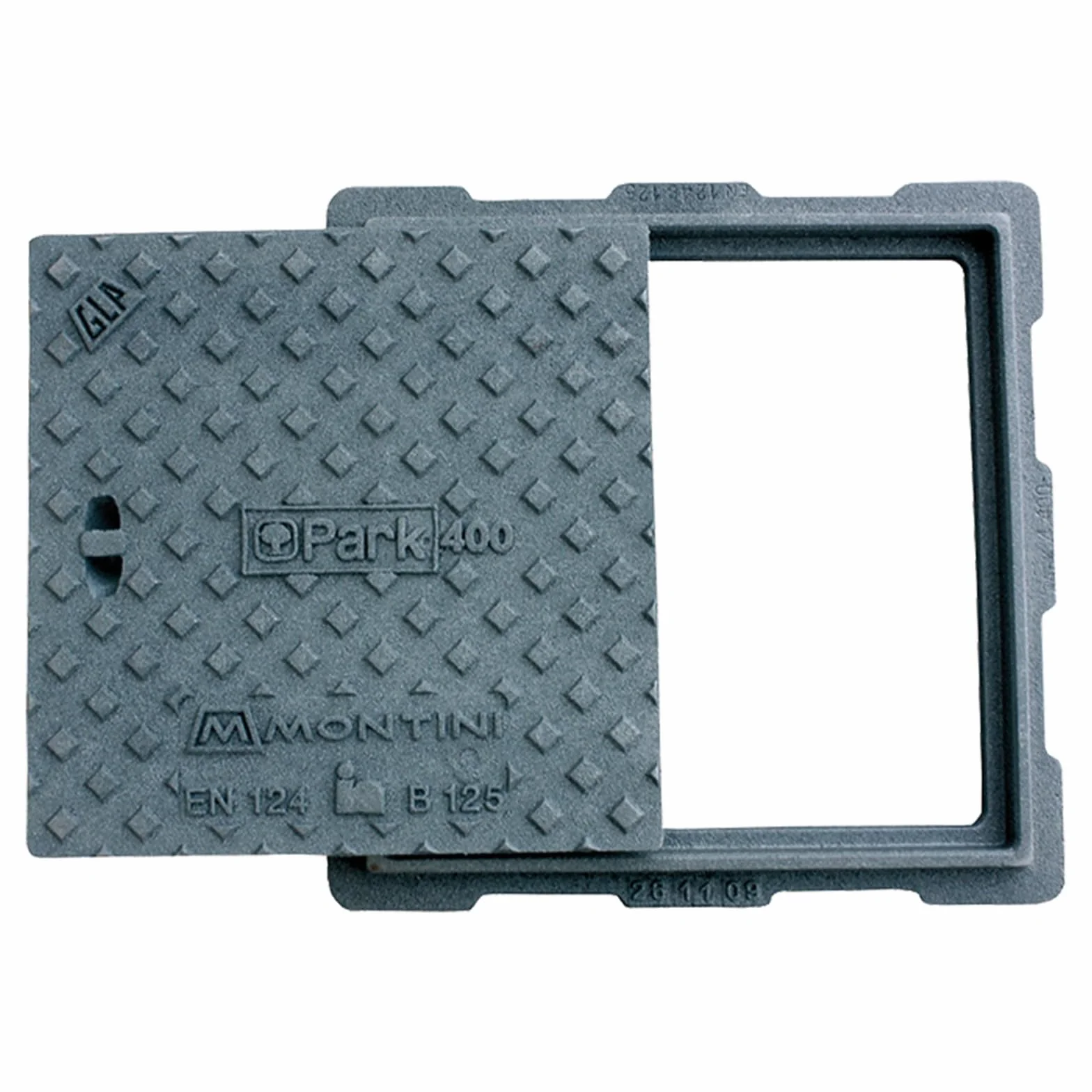 CHIUSINO IN GHISA B125 cm 20 x 20 - Kg 5