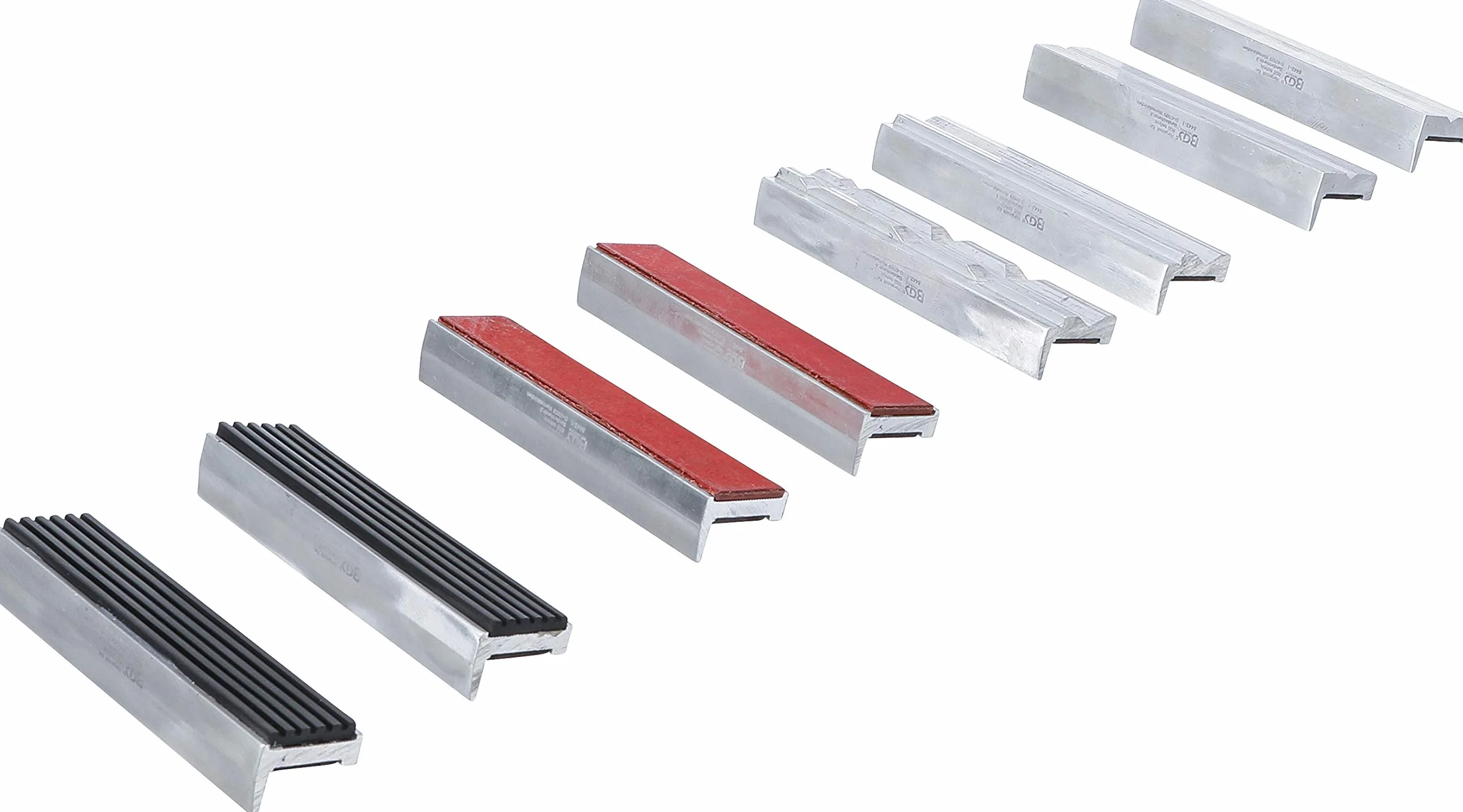 BGS 8442-1 | Ganasce protettive magnetici per morsa | alluminio | 125 mm | 8 pz.