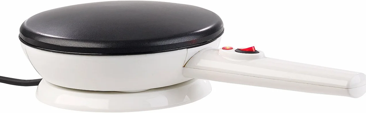 Rosenstein & Söhne Crepiere elettriche - Crepe Maker: Macchina per crêpes wireless, Non detenzione, Temperatura automatica, 20 cm, 800 W (senza fili Crepes Maker, Crepes padella, Pancakes)
