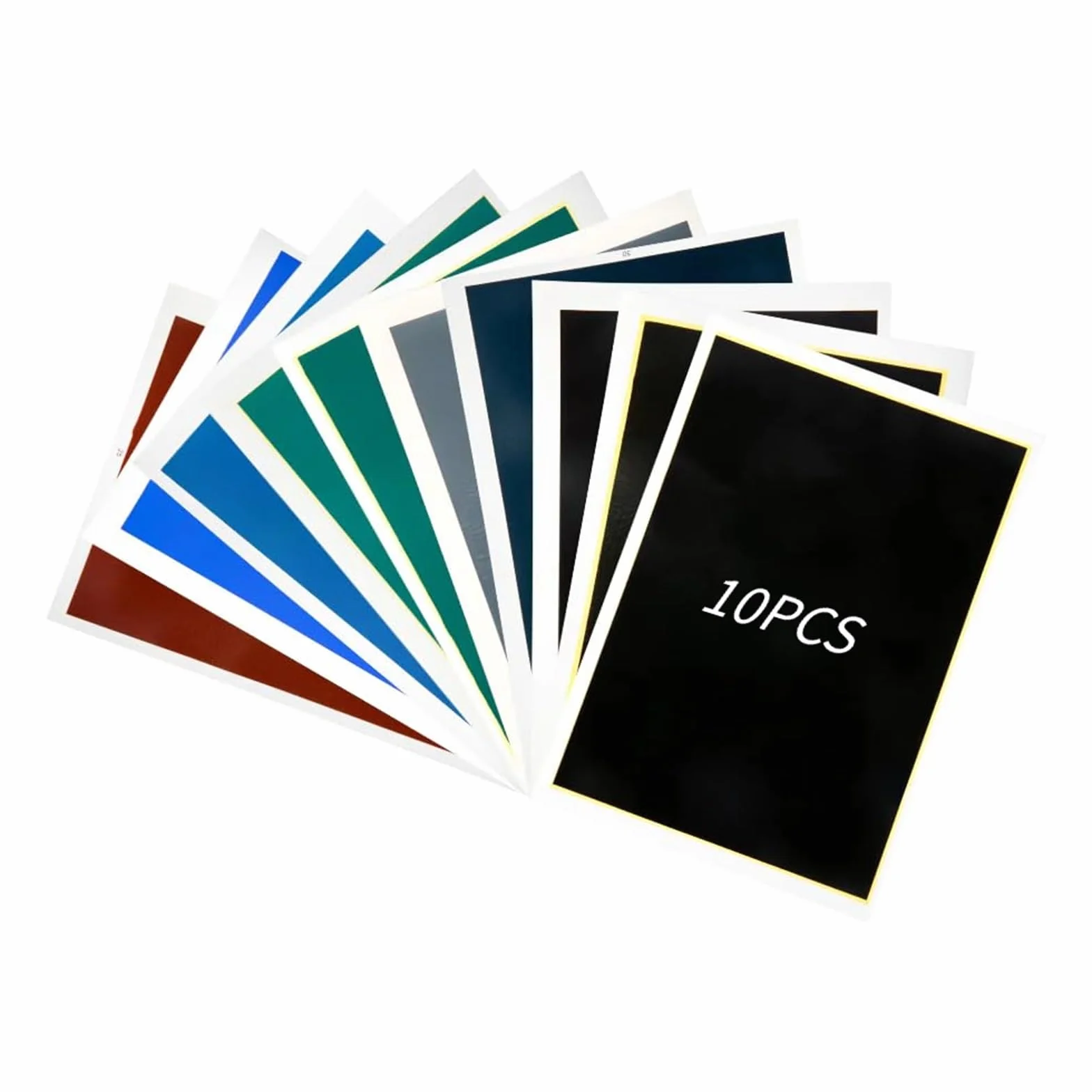 Materiale per Incisione Laser, 10 Pezzi Carta per Incisione, 27x39cm Carta Colorata per Incisione Laser e Colorazione di Materiali Non Metallici, Colorazione Permanente