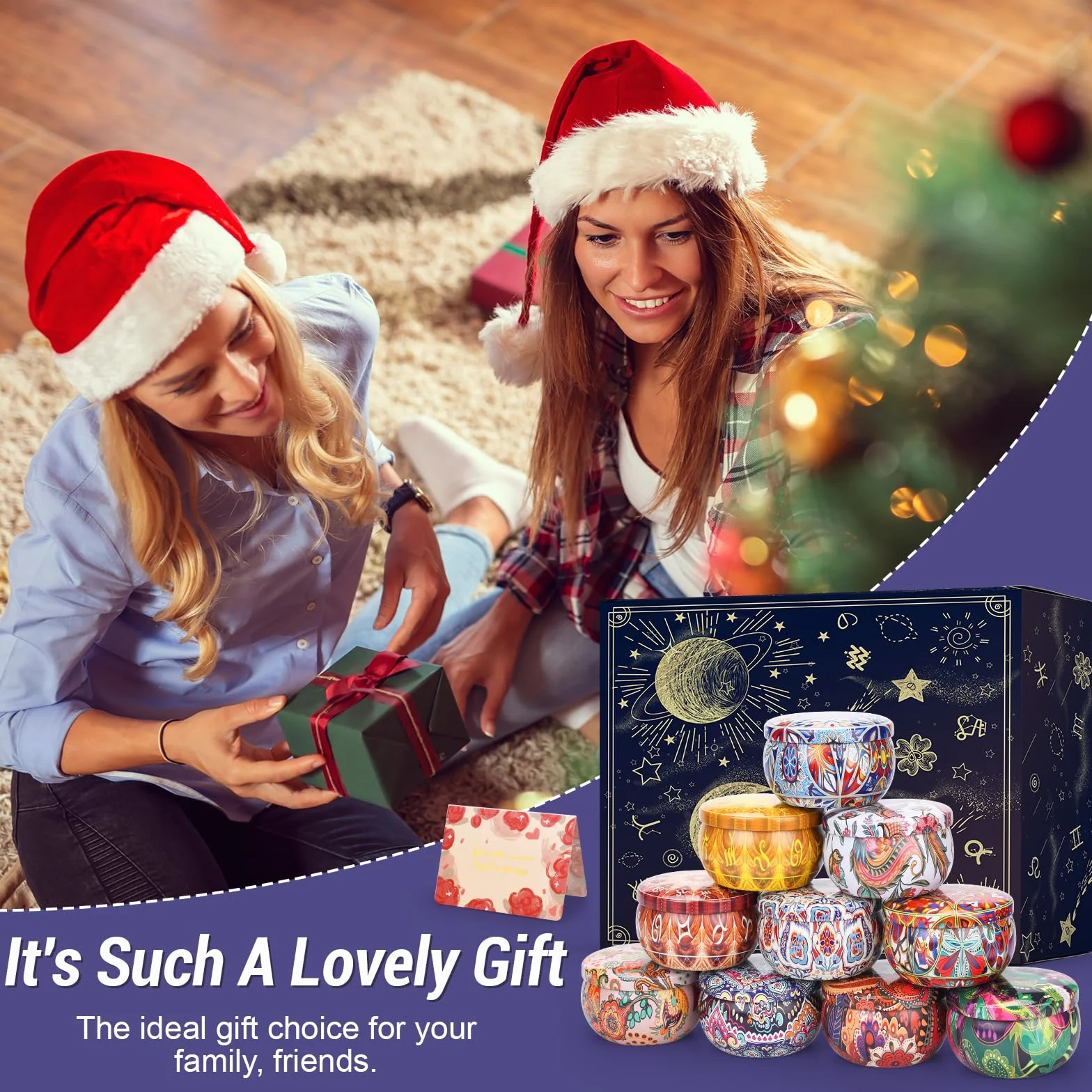 IGUGI Set di candele fai da te, set di candele profumate fai da te, 10 barattoli per candele, set di accessori per la produzione di candele fai da te