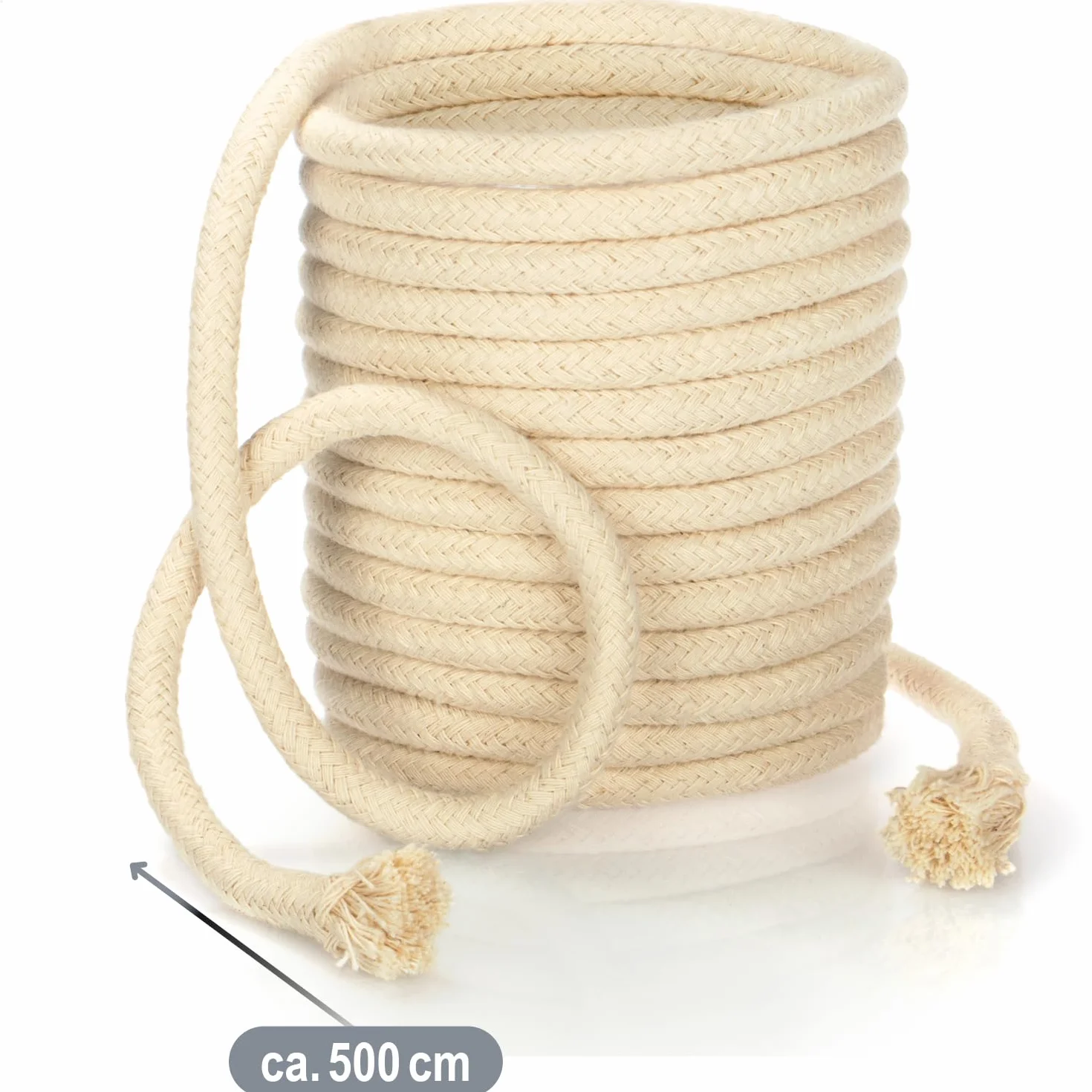 COM-FOUR Stoppino per lampade a olio 500 cm x 8 mm - ricambio per torce da giardino
