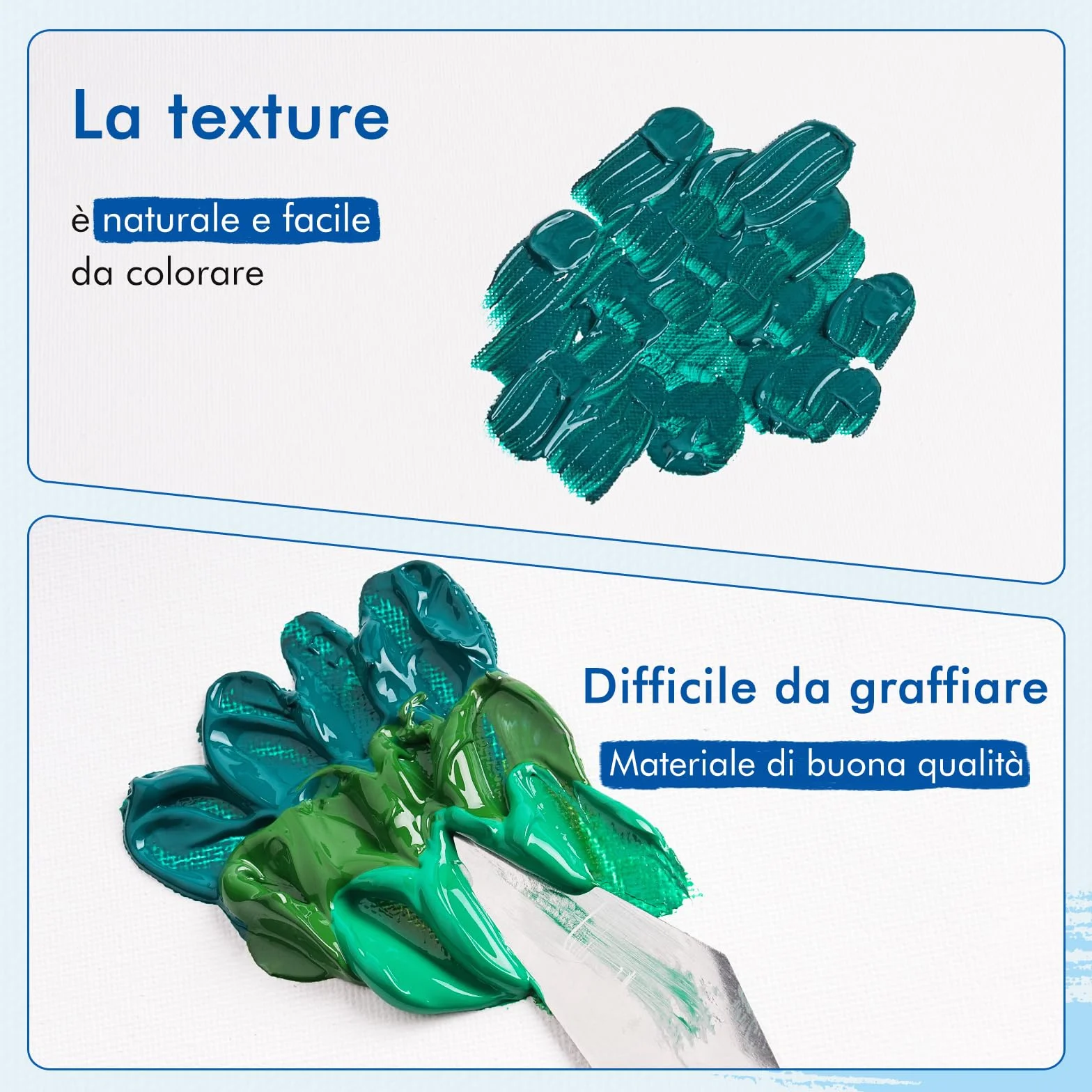 Tela da Dipingere 50 x 70 cm - Set di 3 Tele Bianche per Artisti, 100% Cotone, 280 g/m², Legno Certificato FSC, Spessore 1.7 cm, Tela Bianca per Pittura, Telo per Colori Acrilici, ad Olio, Tempere