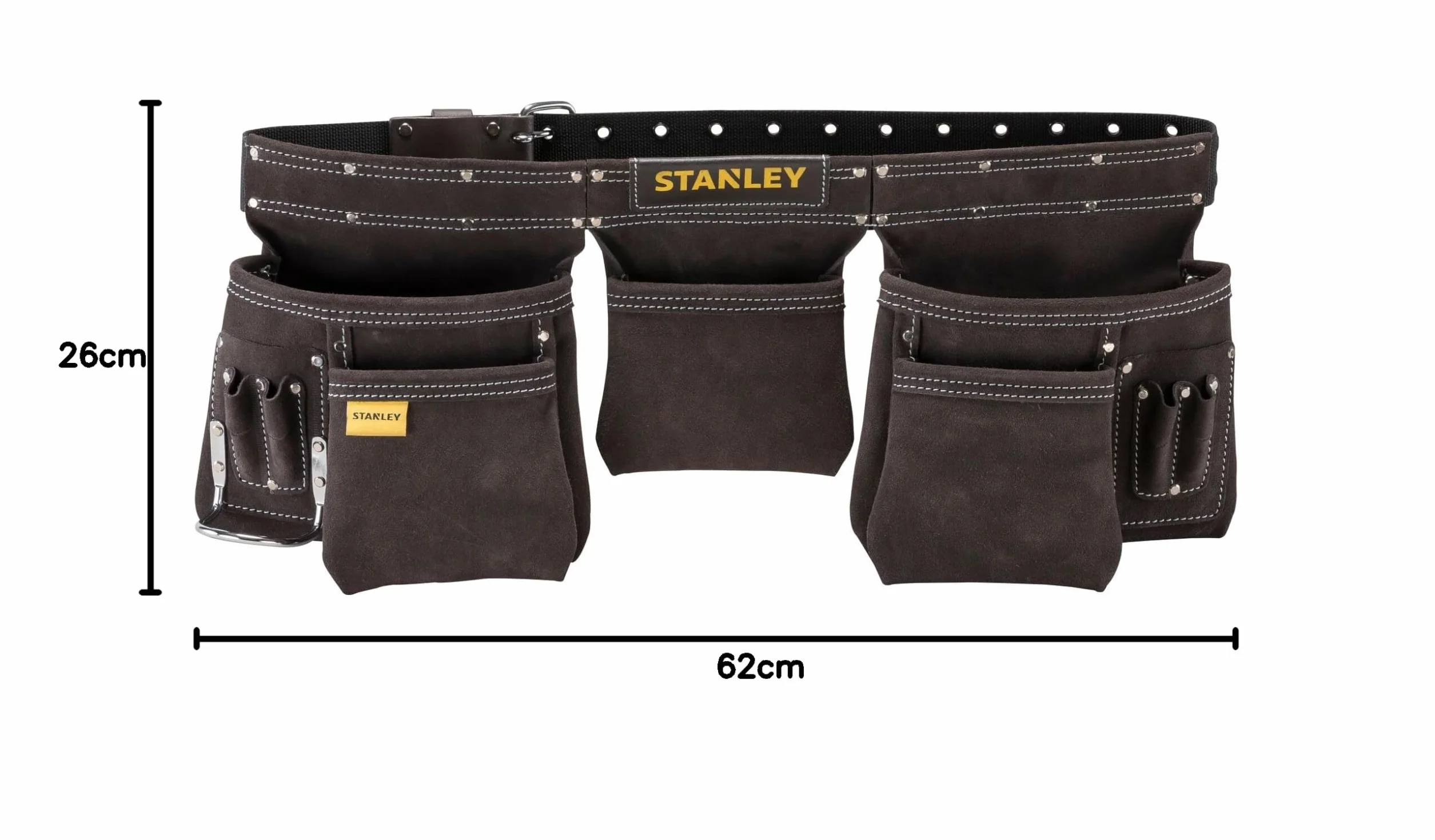 STANLEY STST1-80113 Doppio fodero porta utensili in cuoio