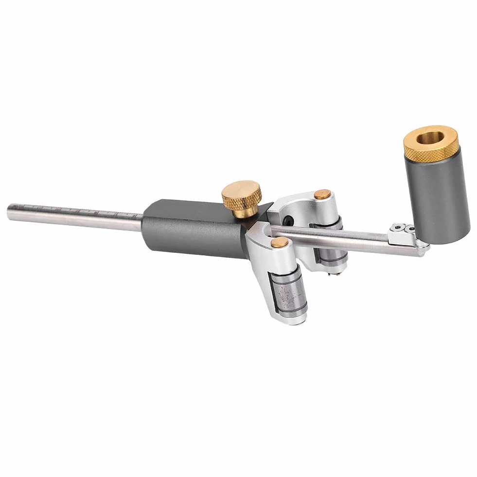 Estink Strumento per Tracciare Ad Lineare Lineare per la Lavorazione del Legno, Strumento per Tracciare Linee Parallele con Righello Fai-da-te Multiuso