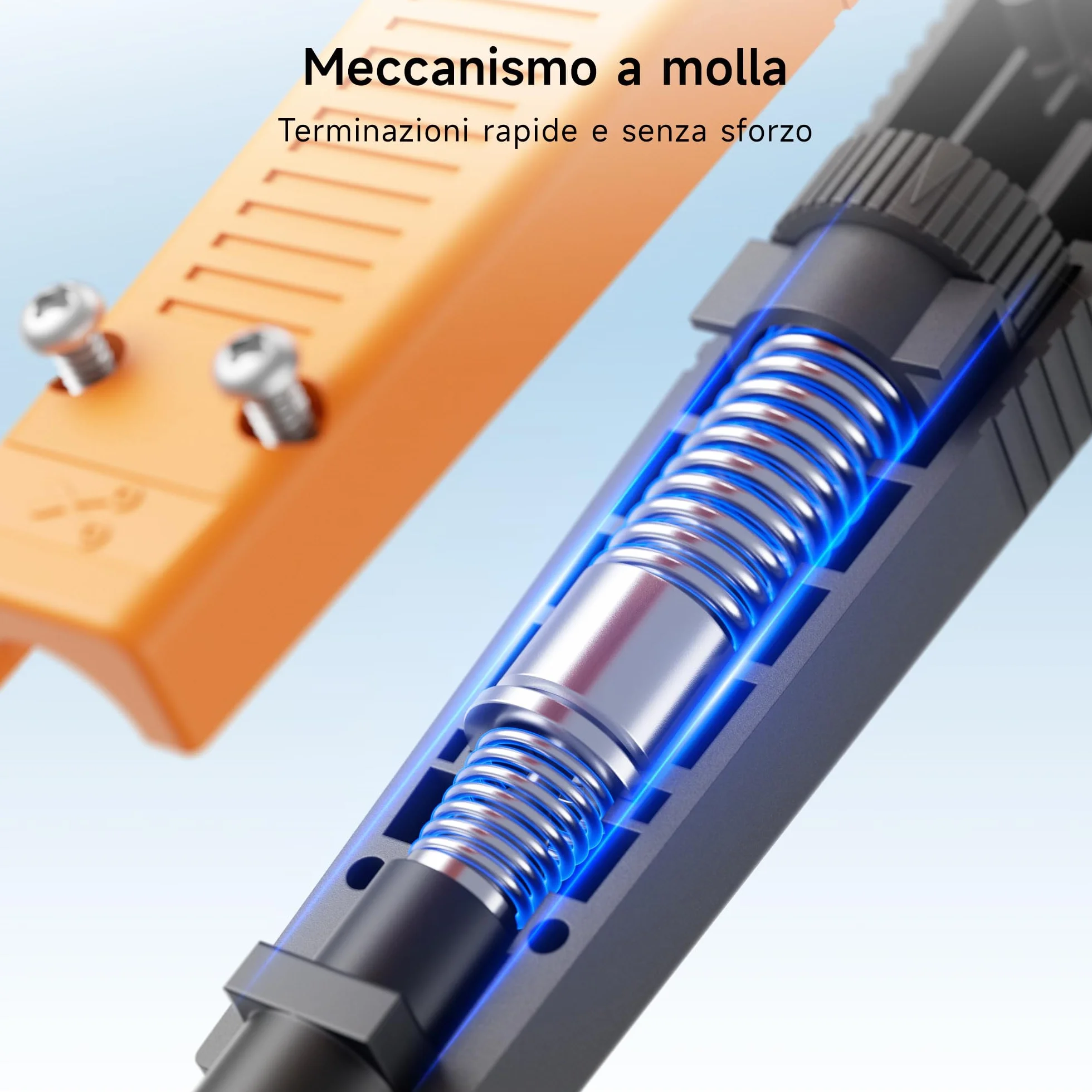 Cable Matters 110 Punch Down Tool con lama 110, strumento Ethernet Punchdown, strumento Keystone Punch Down per rete Cat 8, Cat 7, Cat 6A, Cat 6, Cat 5e, Cat 5