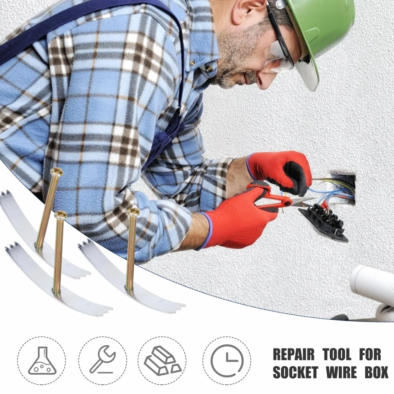 Artibetter Kit Riparazione Scatola Tipo 86 Fissaggio Viti Zincate 20 Pezzi