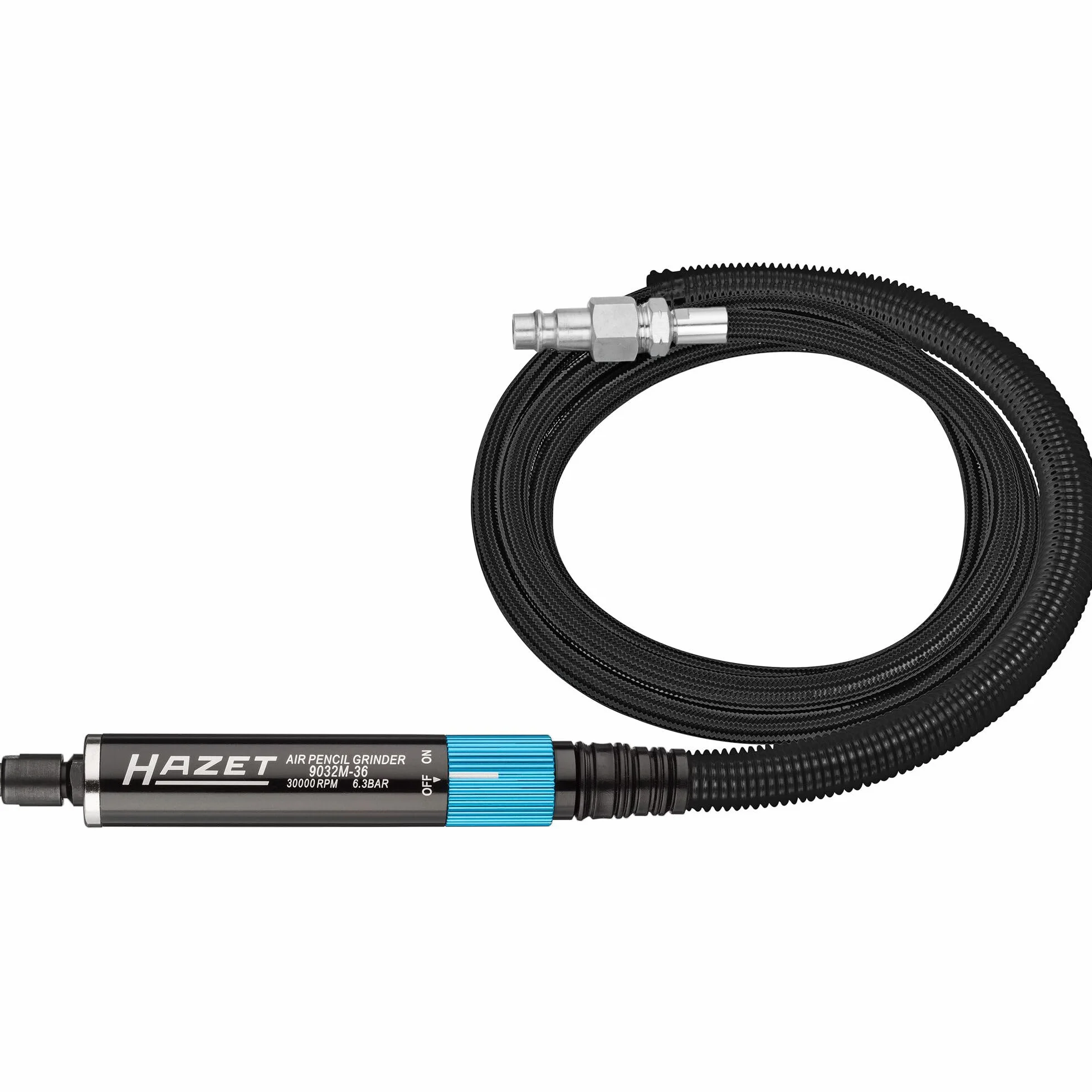Mini smerigliatrice da banco HAZET 9032M-36 | versione diritta, filettatura interna 12,91 mm (1/4"), incl. tappo di accoppiamento | lavorazione precisa di pezzi in spazi ristretti