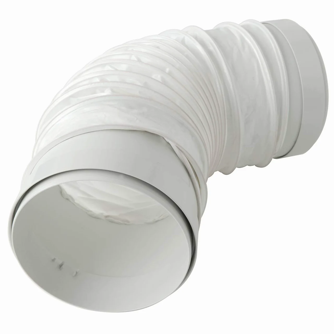 La Ventilazione CGF150B Giunto flessibile ø 150 mm interno con imbocchi F/F per tubi tondi. Colore bianco