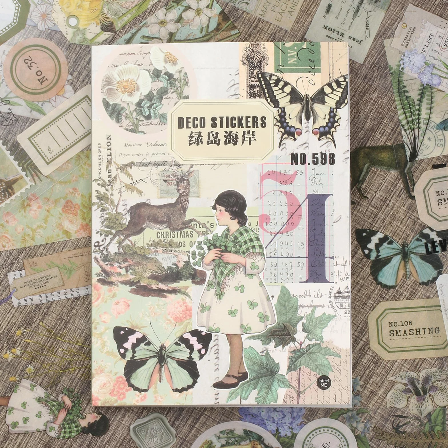 Adesivi per Scrapbooking Stickers, Stickers Bullet Journal, Scrapbooking Kit Per Junk Journal Adesivi, Scrapbook Journaling，Bullet Journal Fai da Te