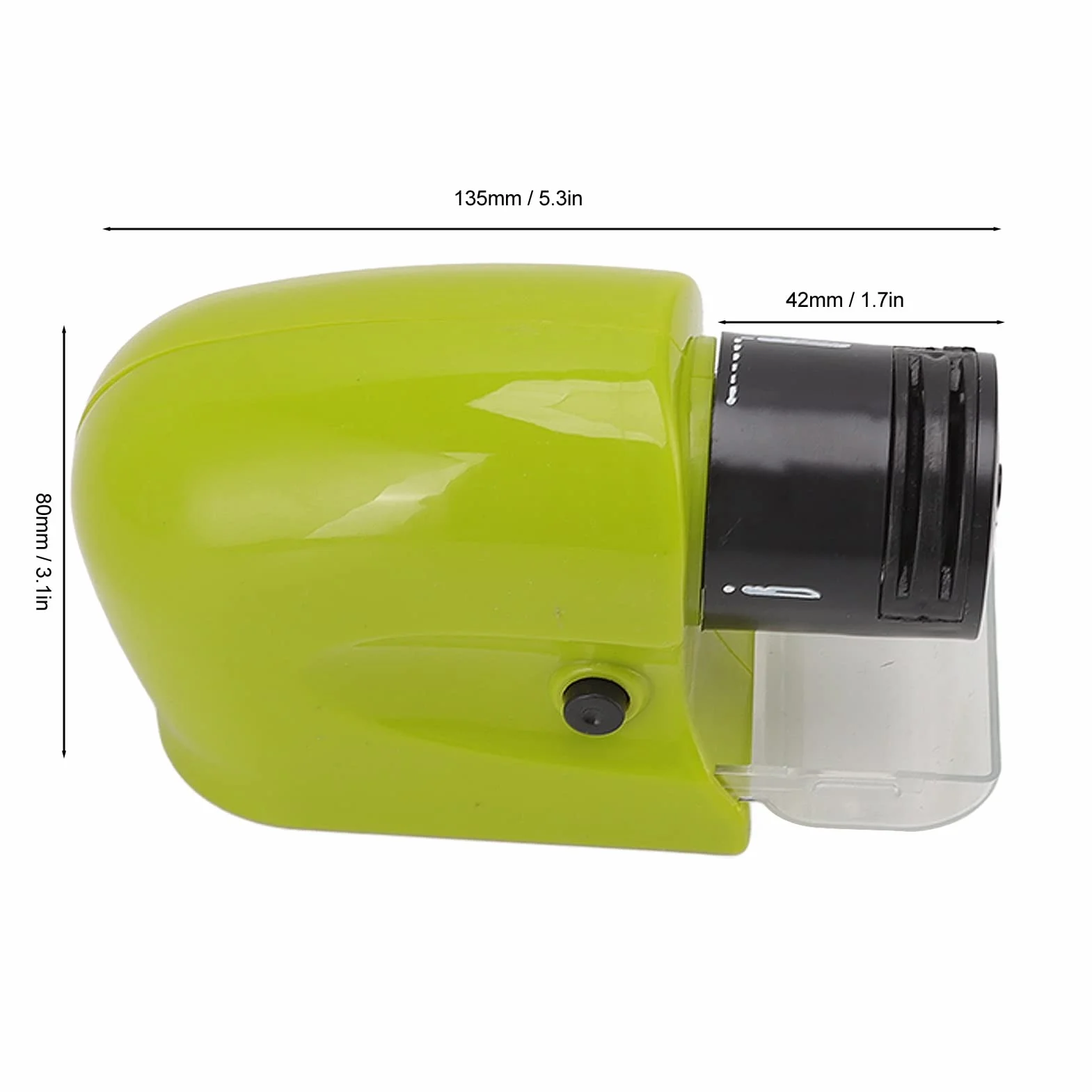 Electric Knife Sharpener, Automatic Knife Sharpening Machine for Kitchen Use, Swifty Sharp Black Quick Sharpening Tool No Battery Required