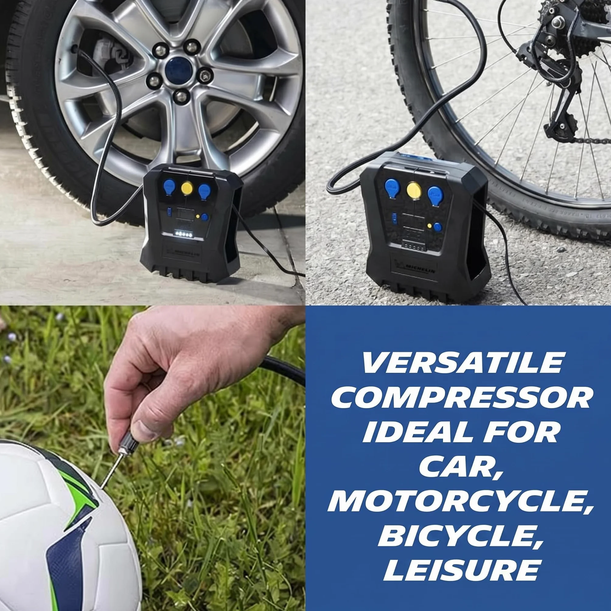 MICHELIN 009519 Compressore Digitale Programmabile 12V, 6,9 Bar