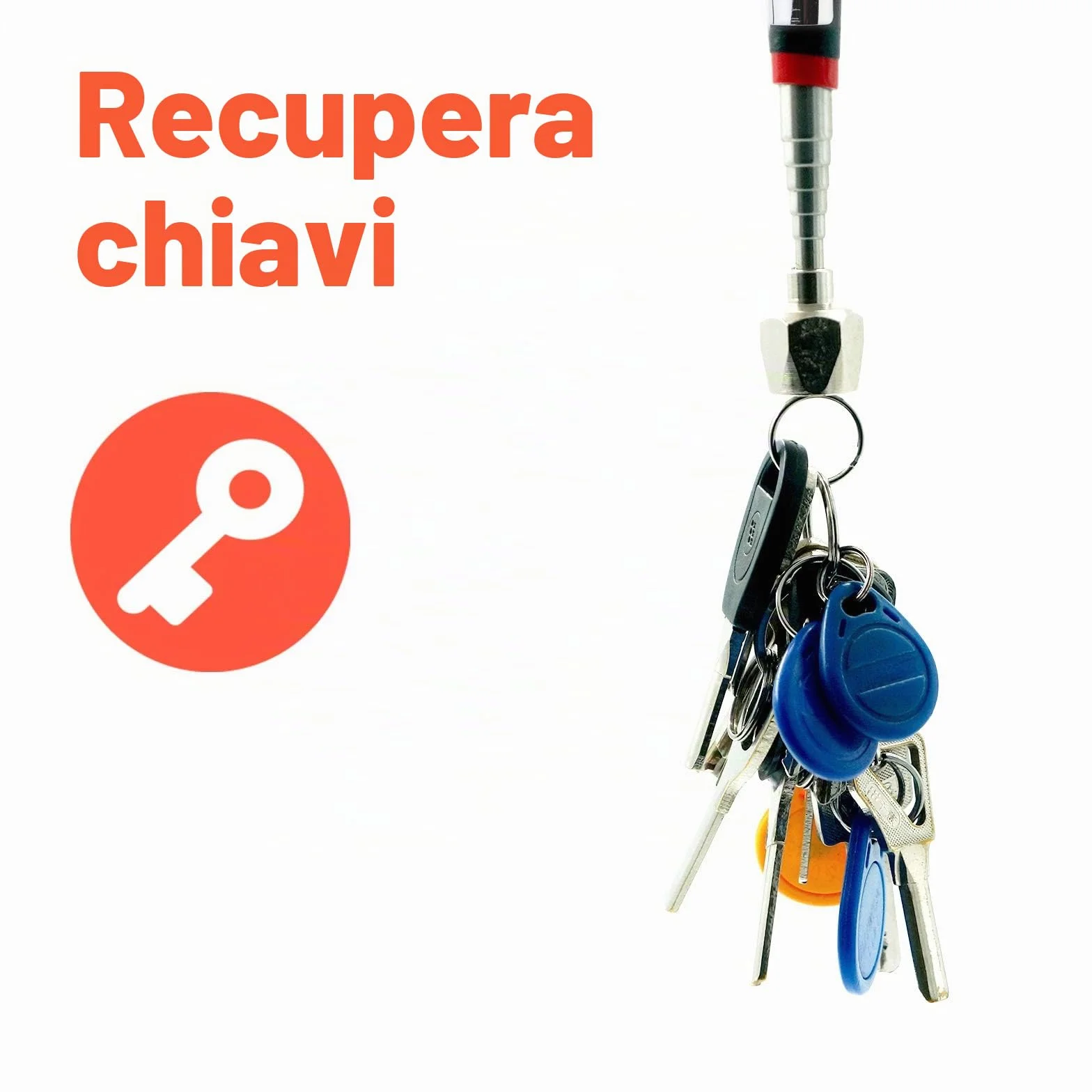 Strumento Magnetico per Pickup - 16 LB Bastone Telescopico in Acciaio Inossidabile Estende da 18 cm a 80 cm, Strumento di Raccolta Magnetico Telescopico per Recupero di Oggetti Metallici