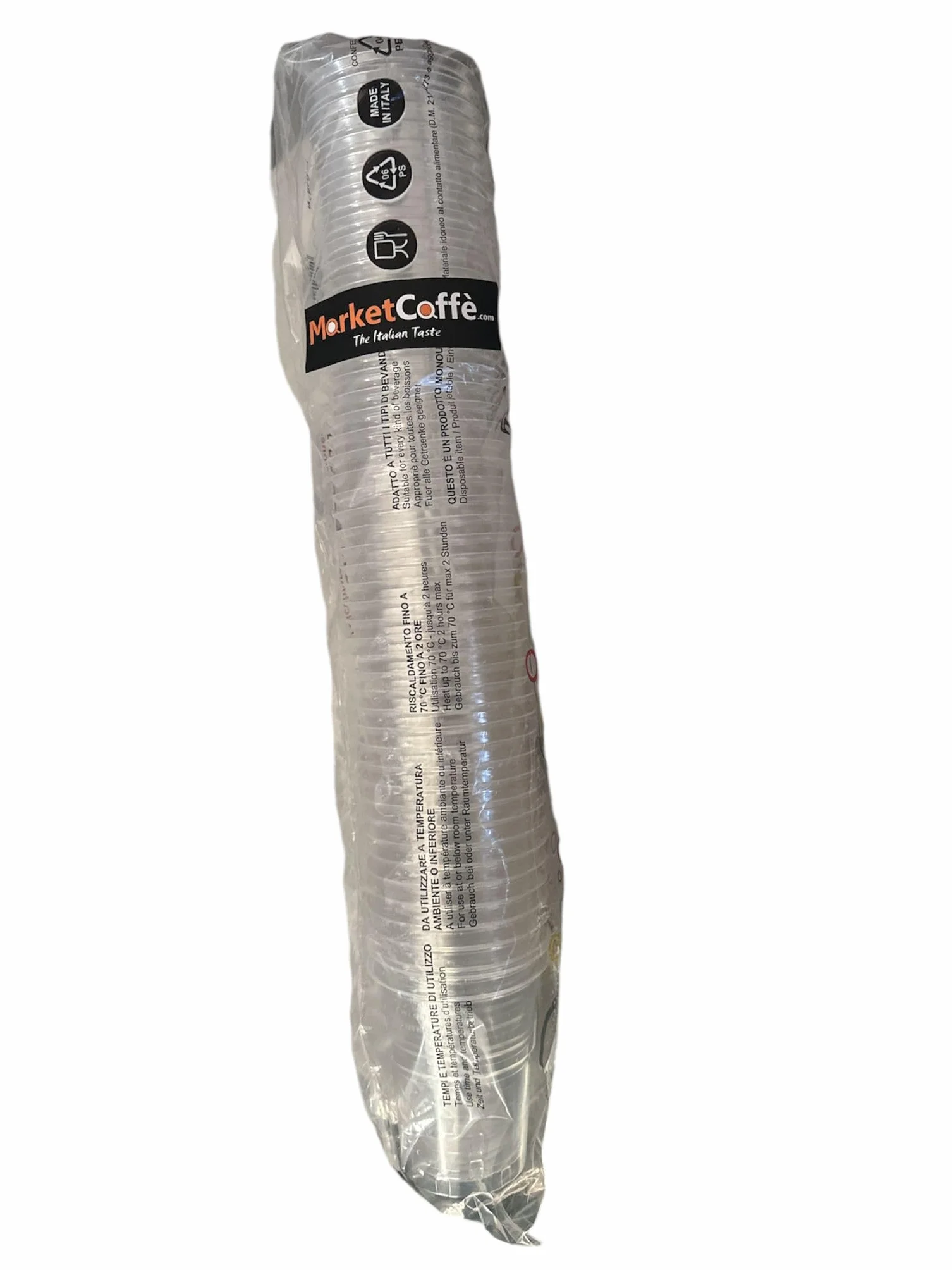 Bicchieri in Plastica Kristal 400 ml - Set da 500, Riutilizzabili, Trasparenti, Ideali per Birra e Feste
