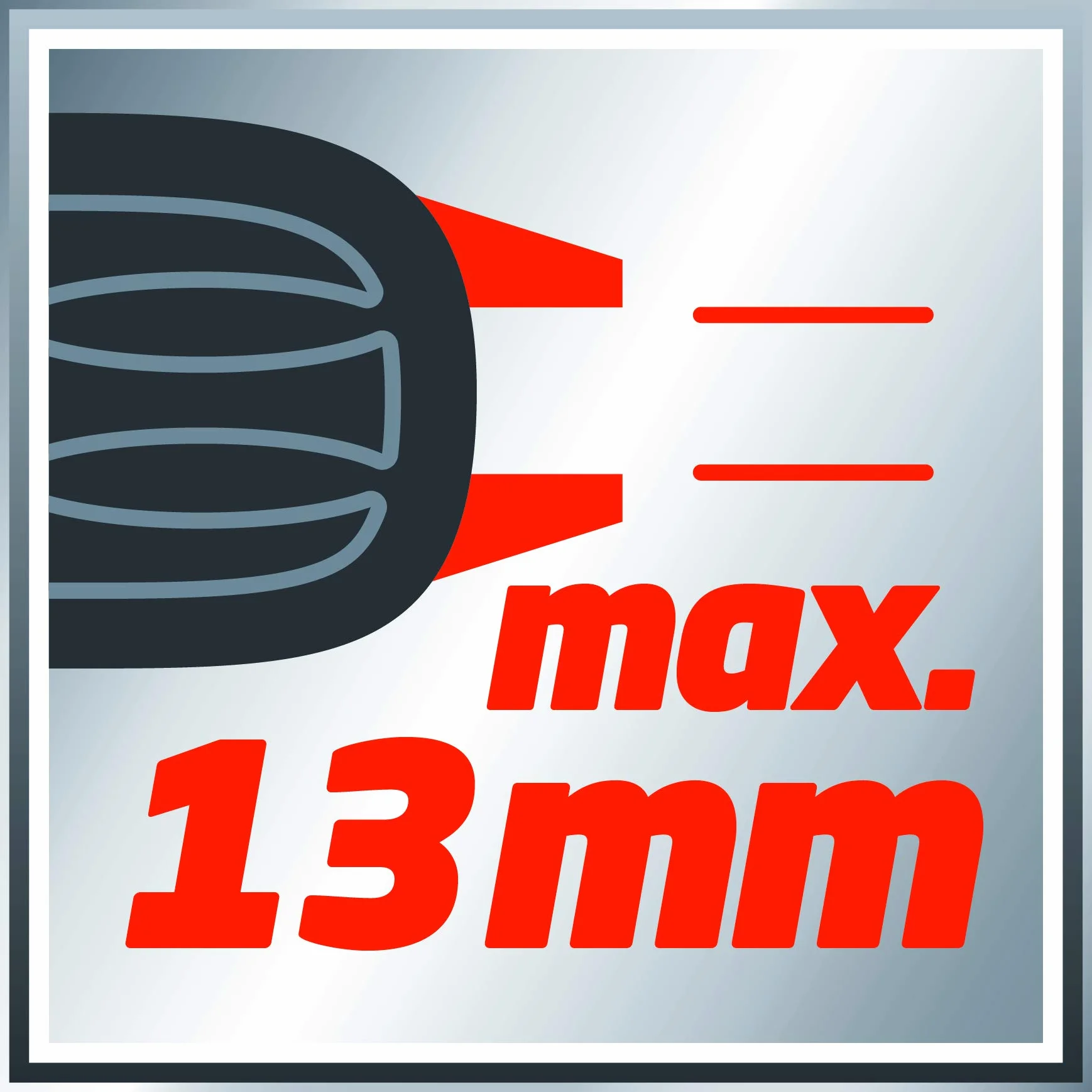 Einhell TC-ID 1000 E Trapano a Percussione, Impugnatura Antiscivolo, 1000 W, Rosso, Nero