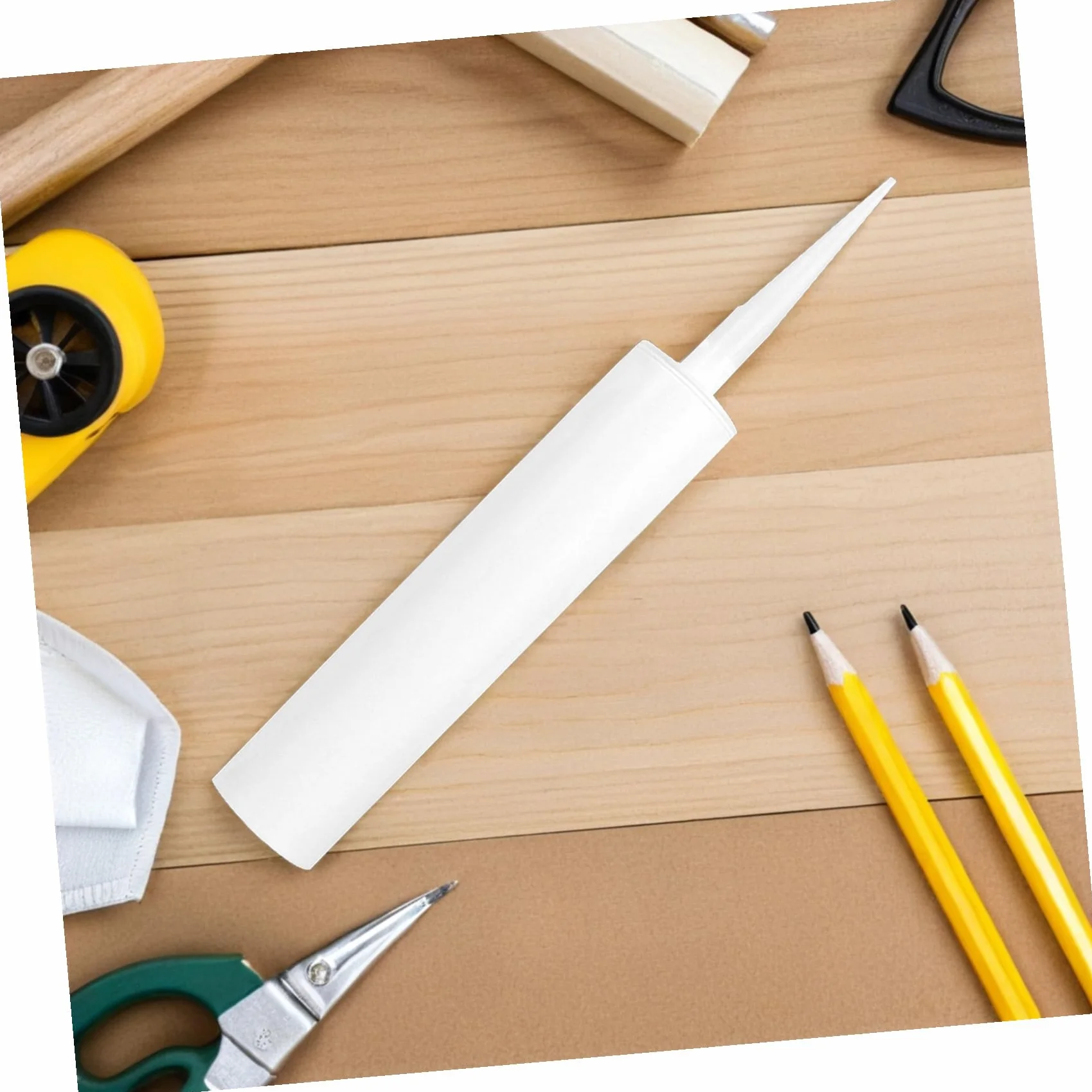 3pezzi Tubi Vuoti per Sigillanti Riutilizzabili Cartucce Siliconiche Vuote per Calafataggio e Riparazioni Design Resistente e Maneggevole per Crepe Piastrelle e Adesivi Casa