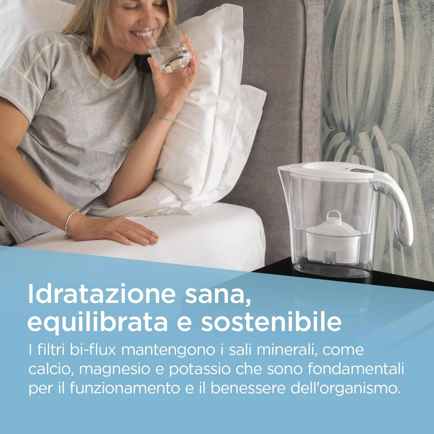 LAICA bi-flux® Filtro per Acqua 6 Filtri 150L Made in Italy