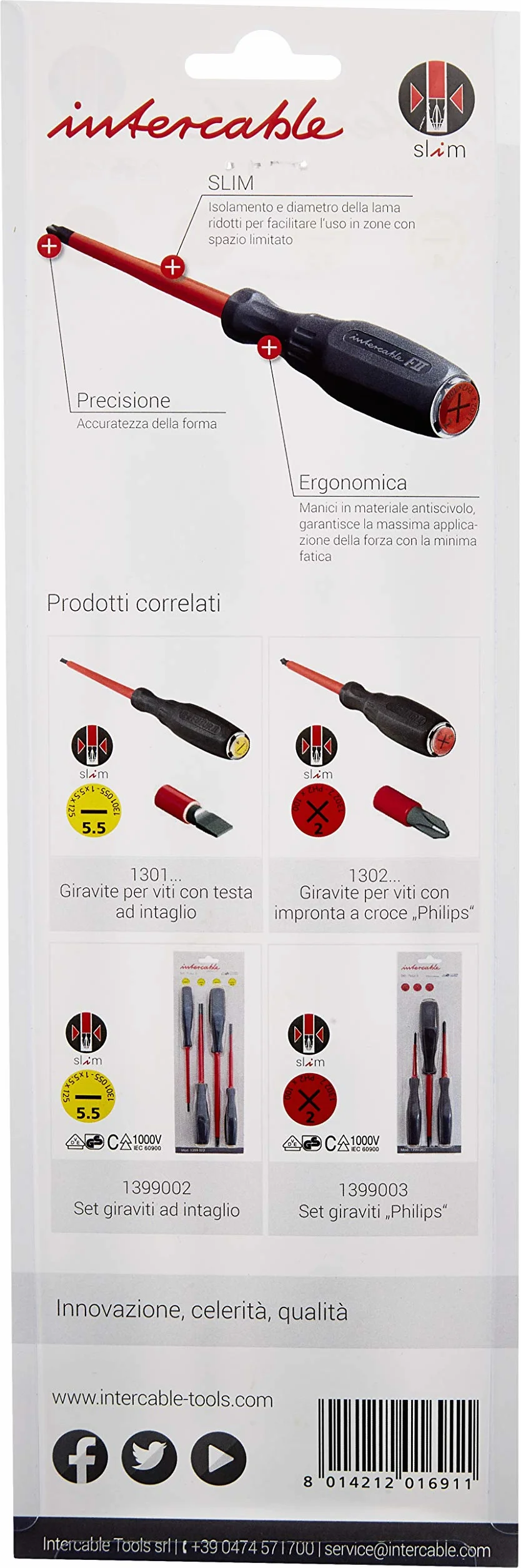 Intercable Set Giraviti da elettricista