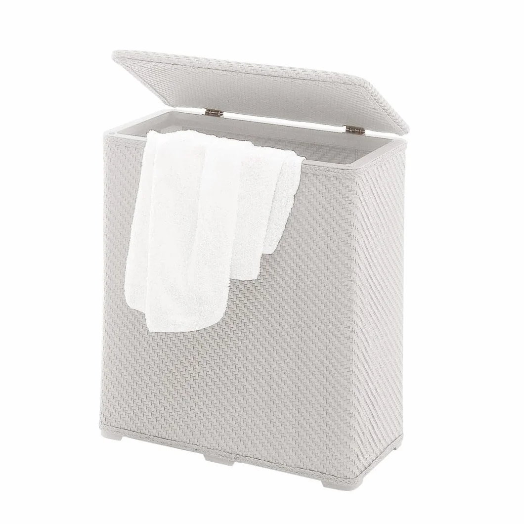 Kiamami Valentina - Cesto Portabiancheria Bianco Per Il Bagno | Robinia