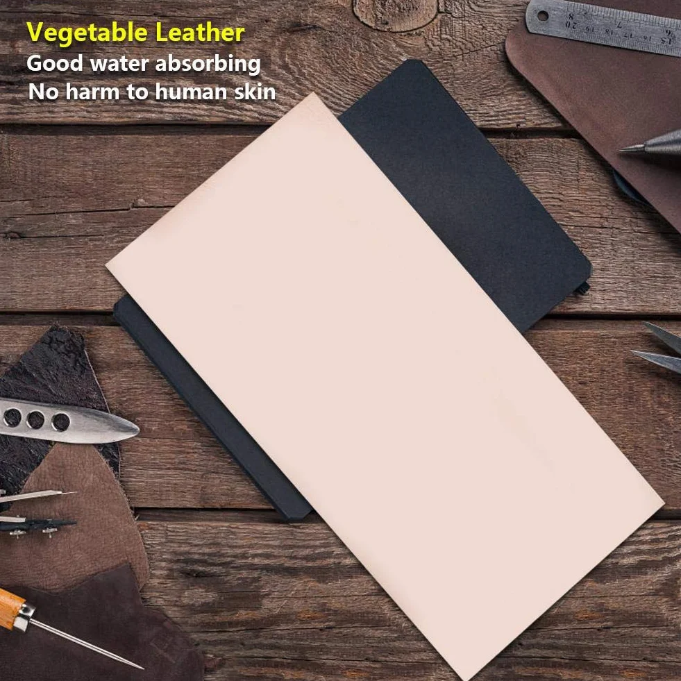 Pelle conciata al vegetale cuoio naturale 1.0 thick 30x10cm