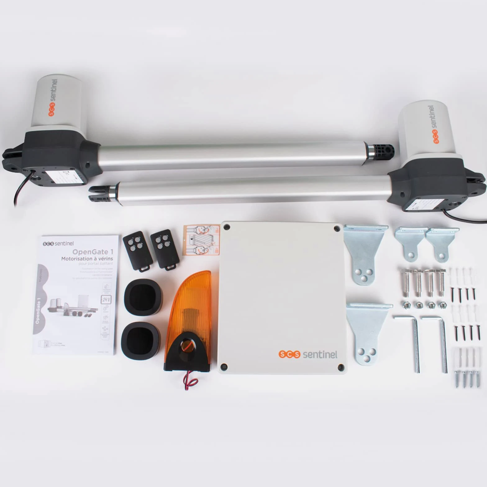 Motorisation 24V a vérins pour portail battant - OpenGate 1 - SCS SENTINEL