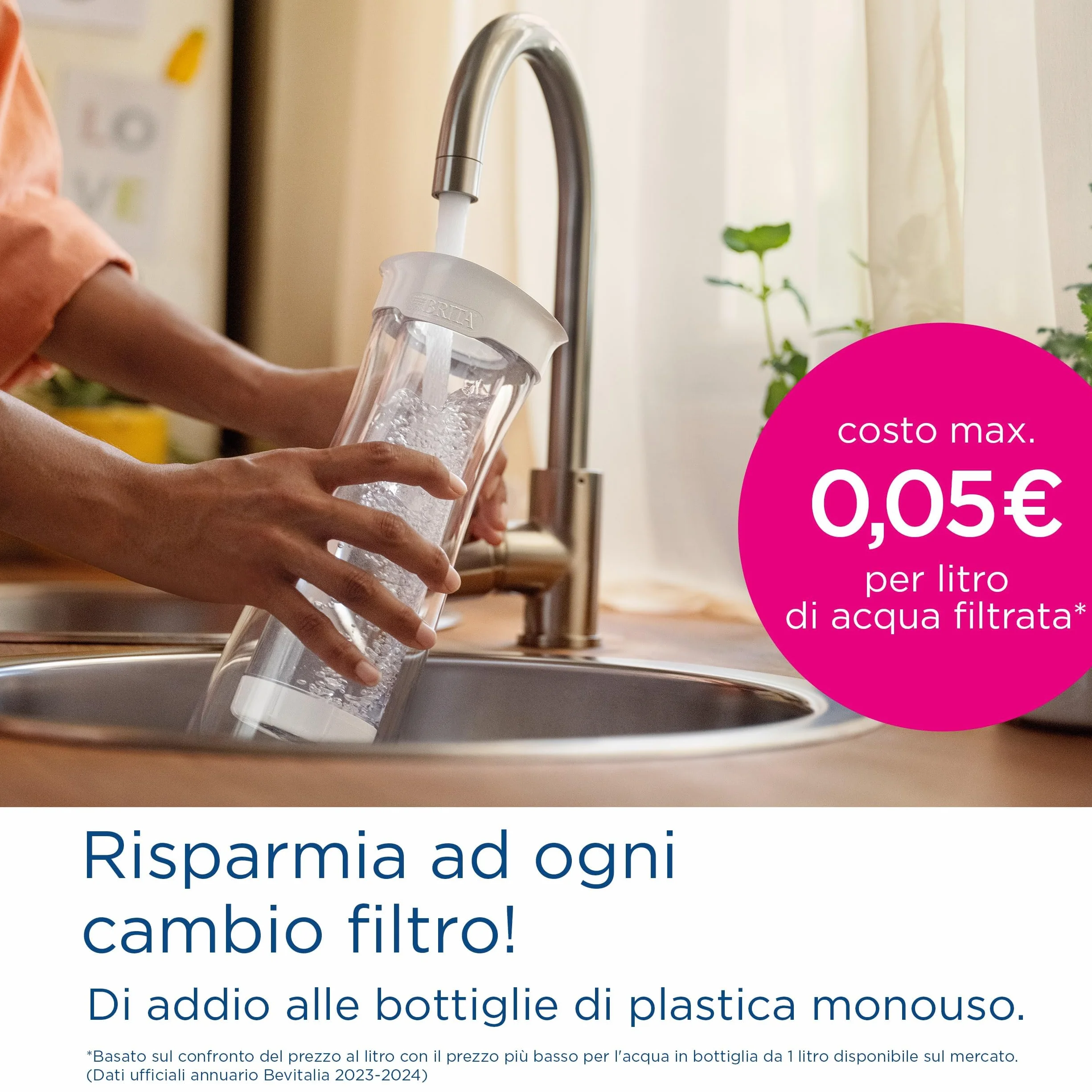 BRITA MicroDisc confezione da 3 - Dischi filtranti di ricambio per bottiglie e borracce filtranti