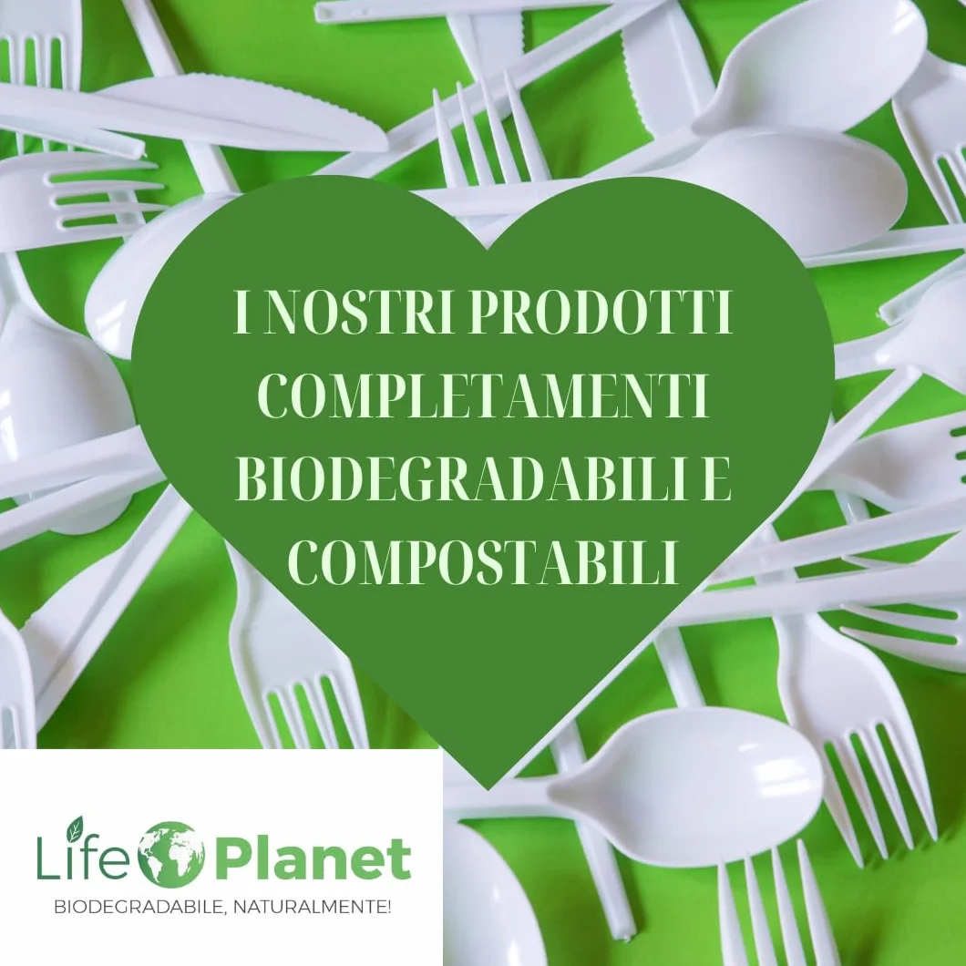 Coltelli Usa e getta in cPLA 1000, Posate Biodegradabili Compostabili, Stoviglie Monouso Naturali