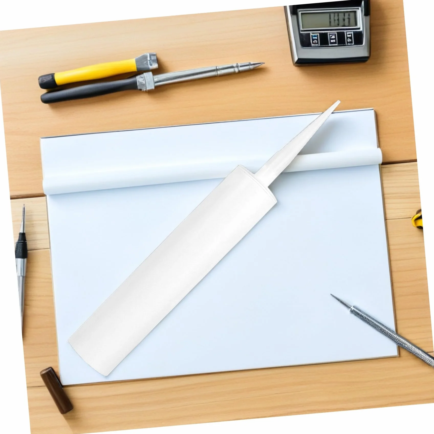 3pezzi Tubi Vuoti per Sigillanti Riutilizzabili Cartucce Siliconiche Vuote per Calafataggio e Riparazioni Design Resistente e Maneggevole per Crepe Piastrelle e Adesivi Casa