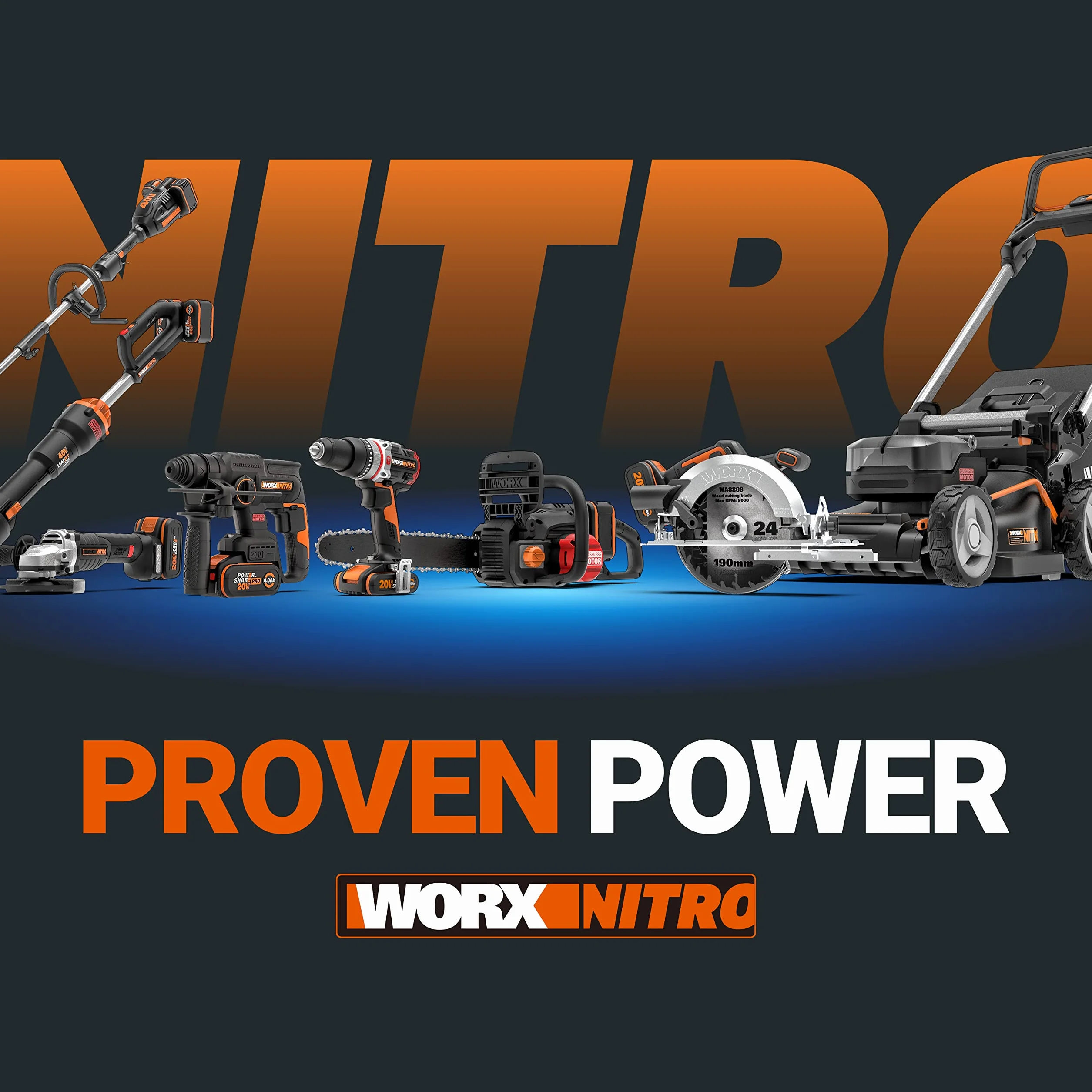 WORX WX261.9 18V (20V MAX) Brushless Impact Driver - Bare Unit