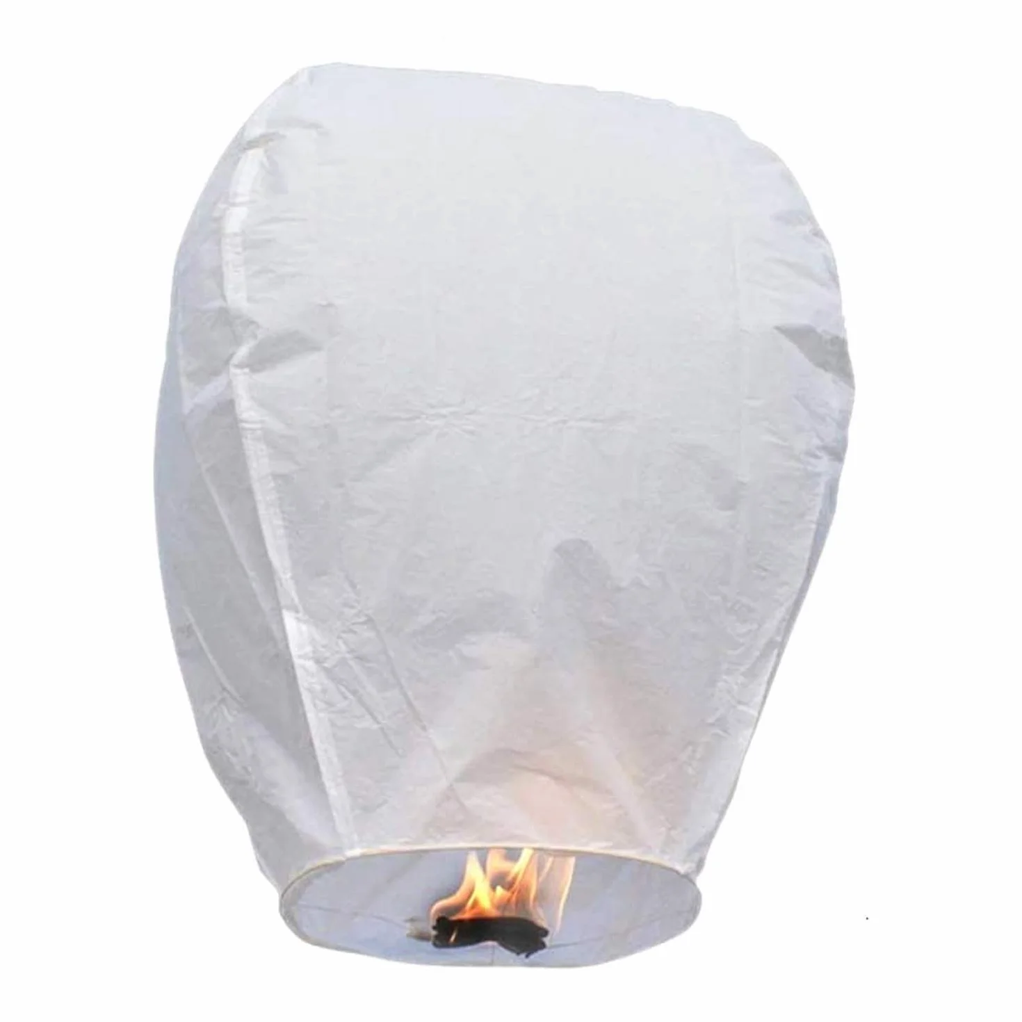 Lanterne Volanti Cinesi Sky Colore Bianco 20 Pezzi