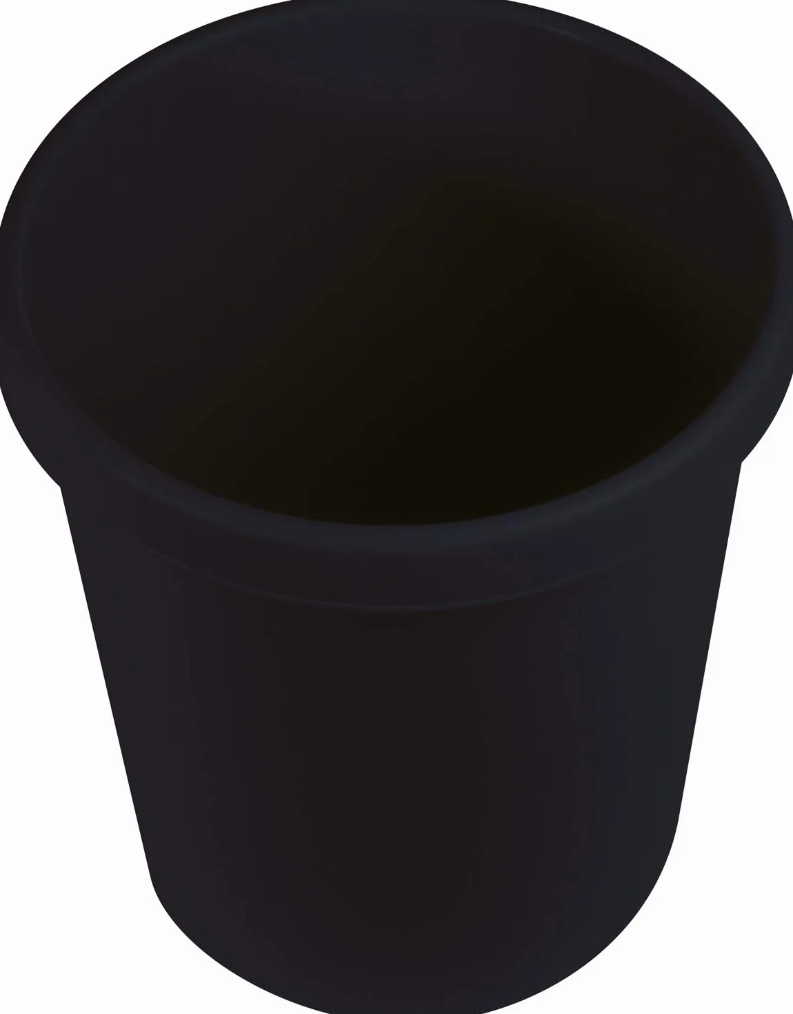 helit H6405895 - Cestino "the green german", 18 litri, in plastica riciclata con angelo blu, certificato, colore antracite, 1 pezzo