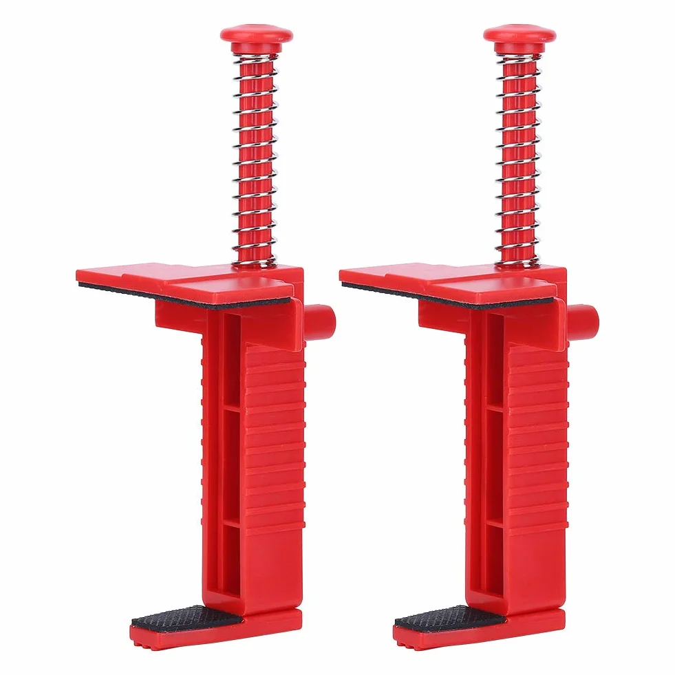 2PCS Brick Liner Runner Wire Drawer Strumento di misurazione per muratura Livellamento con Antiscivolo Strumento di misurazione per Pad Accessorio di ingegneria(Red)