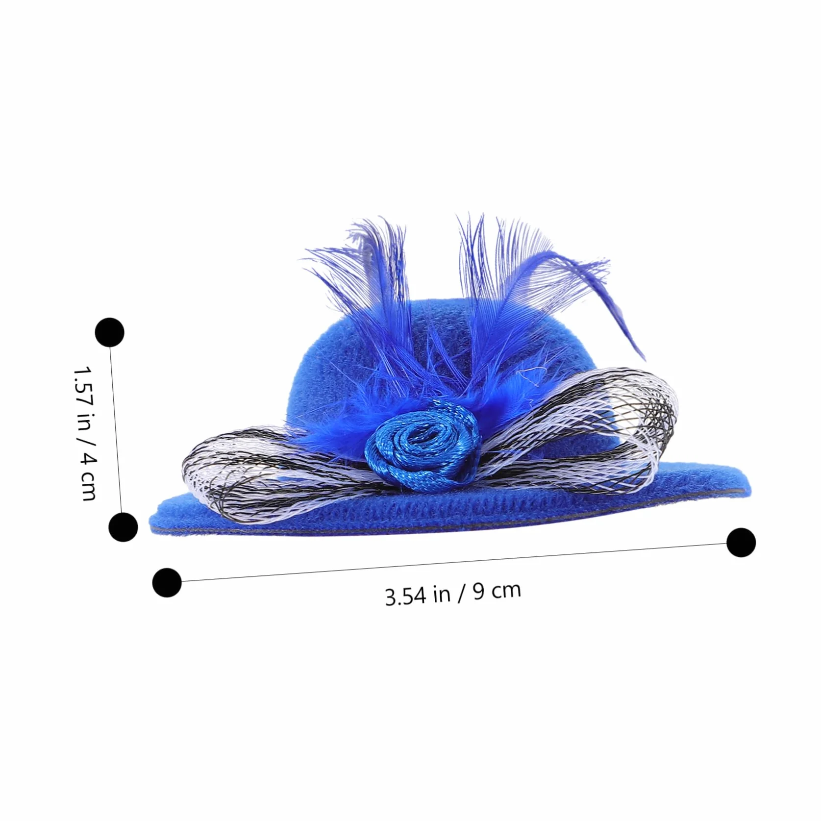 VICASKY 6 Cappelli Mini per Bambole da 6 Pezzi, Leggeri e Delicati, per Artigianato Fai da Te e Decorazioni Bambole