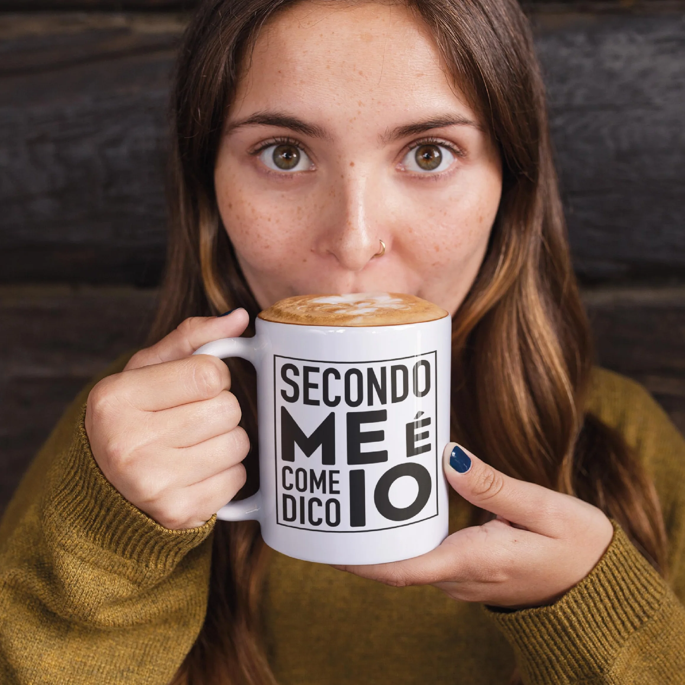 Gesar Tazza Divertente da Ufficio Secondo me è come dico io Idee Regali Originali