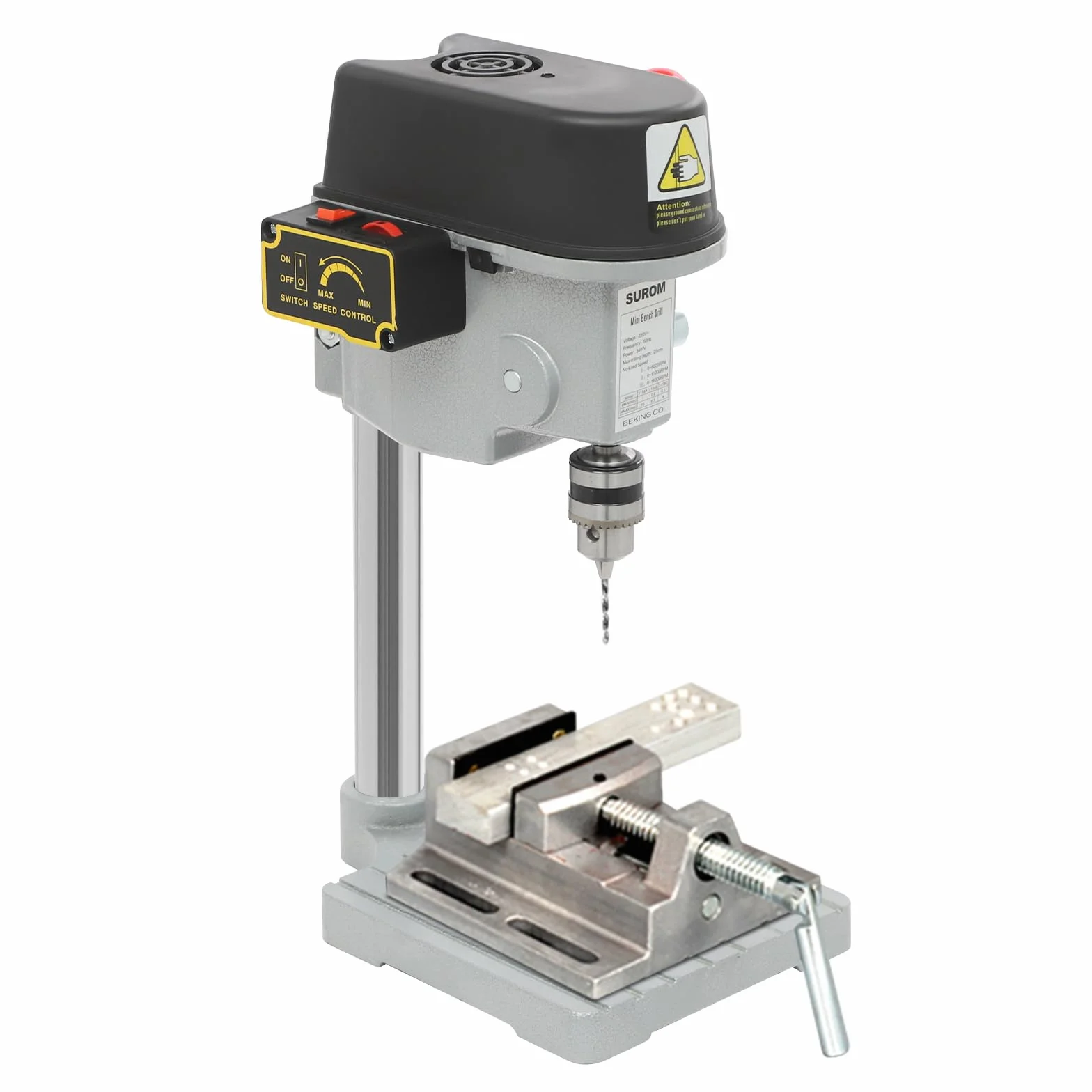 Trapano da tavolo portatile 340 W 5158A Mini trapano a colonna elettrico Trapano da banco portatile