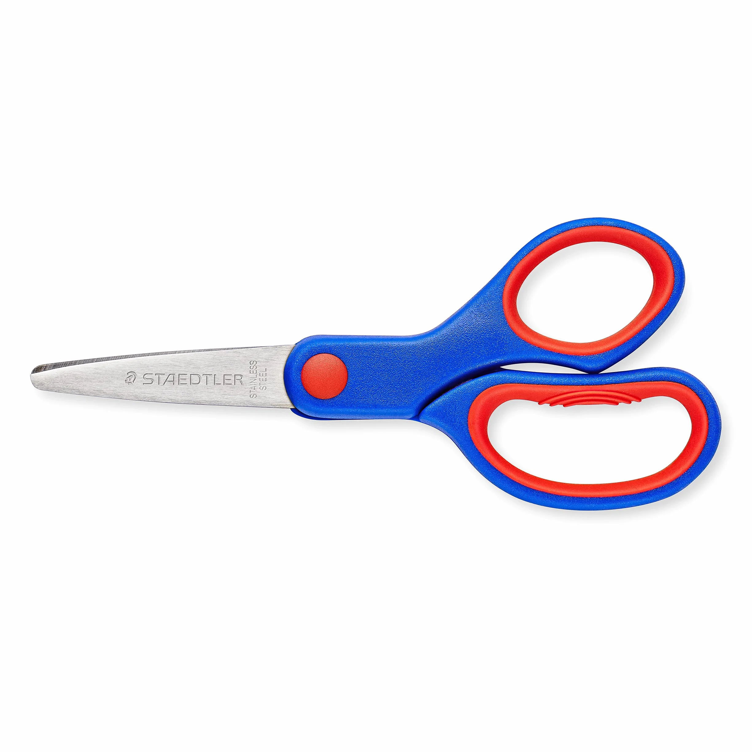 Staedtler Noris - Forbici Punta Arrotondata con Impugnatura Ergonomica, Forbici Scuola Elementare e Media con Lame Arrotondate in Acciaio, Forbice Multiuso Ideale per Casa, Ufficio, Hobby e Bricolage