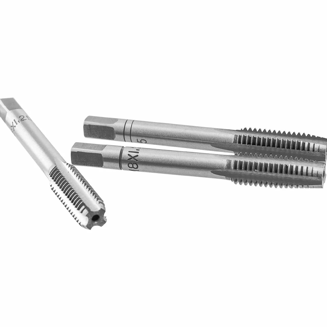 RICHMANN Set HSS-G Maschi per Filettare - 3 pezzi (M4 x 0,7) - Maschi per fresatura di filetti - Acciaio Si-Cr - Rubinetto Filettato, Maschi a Scanalature Diritte, Filettatura a mano Metrico- DIN 371C