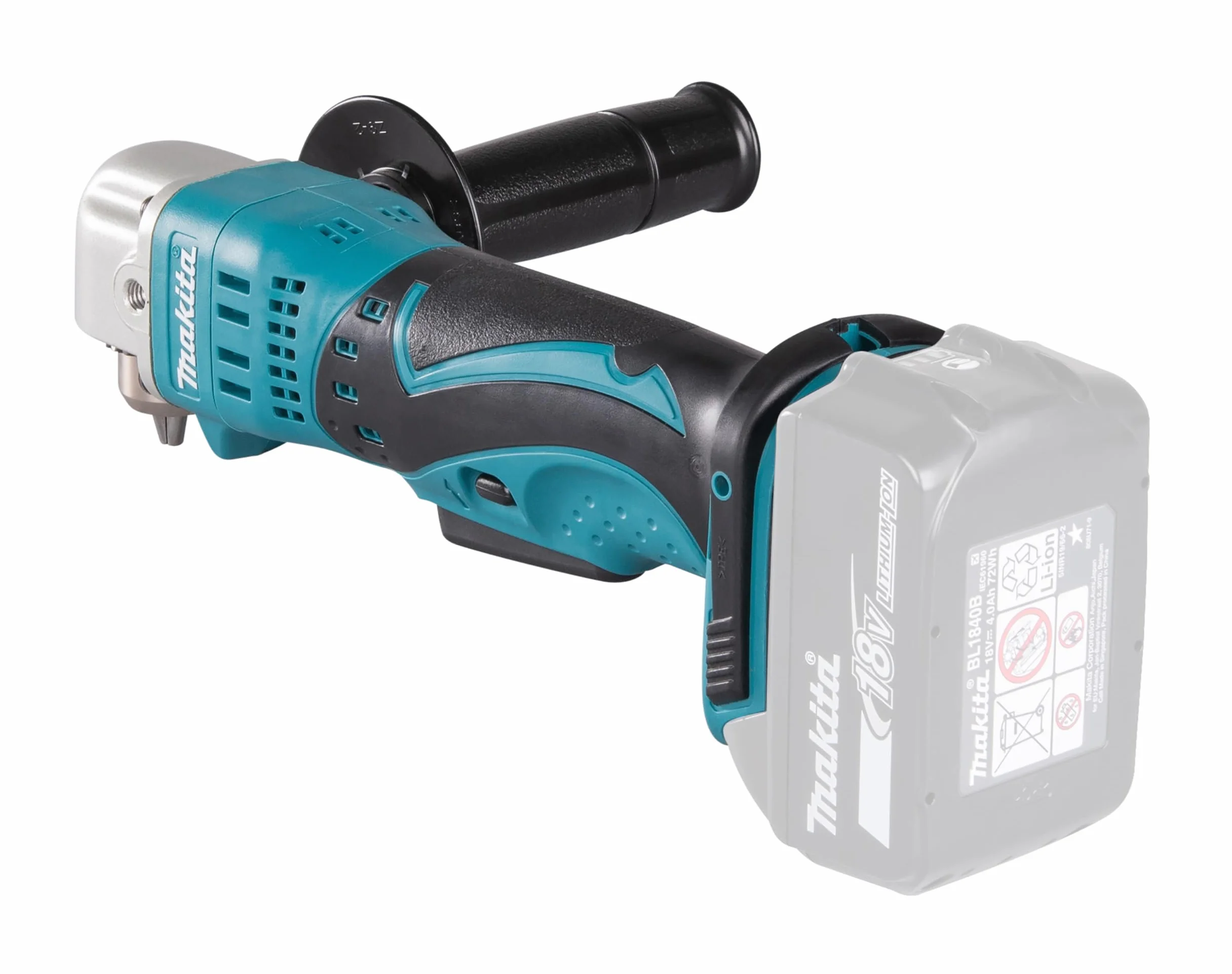 Makita DDA350Z DDA350Z-Taladro Angular 18V Litio, 1 V, Nero, S