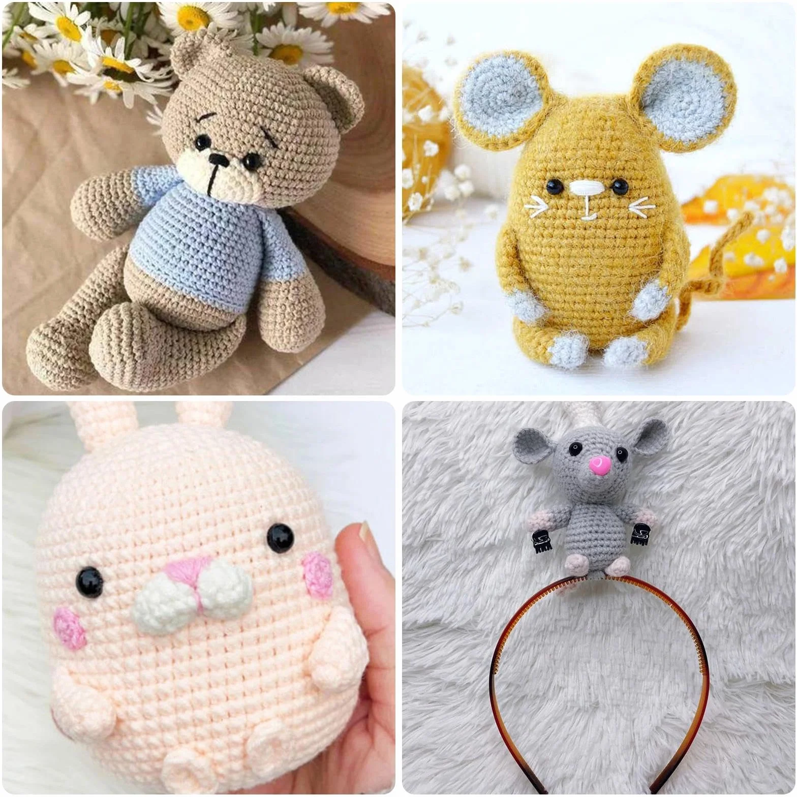 Occhi di Sicurezza 142 Pezzi - Occhi a Bottone in Plastica per Bambole, Peluche e Orsacchiotti, Fai da Te, 6-12 mm