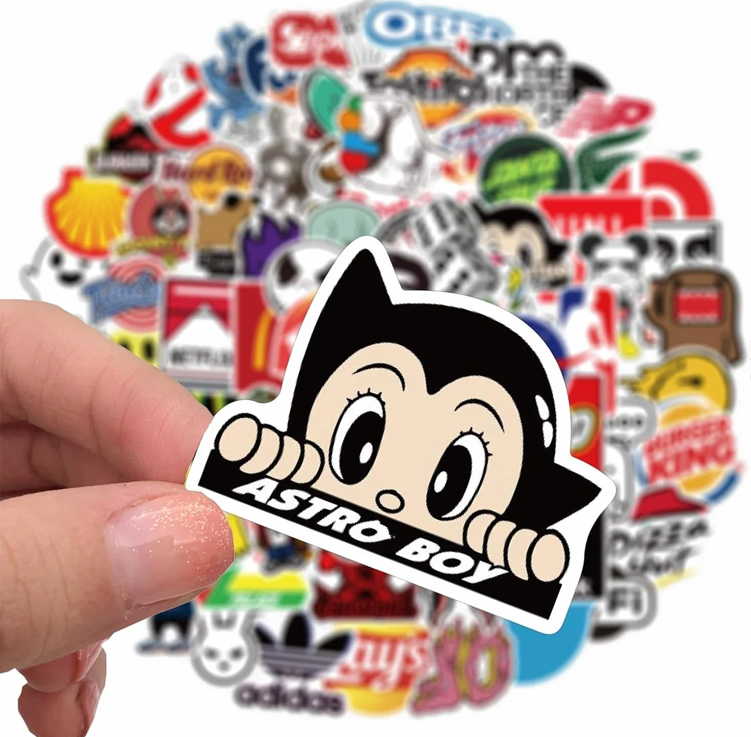 200 adesivi impermeabili iMaMa in vinile decorativo in stile graffiti per skateboard