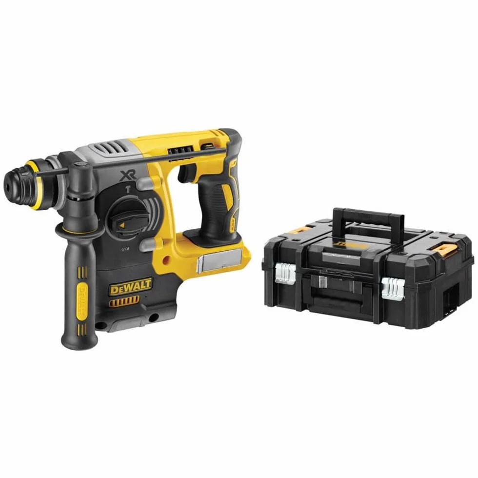 DEWALT 18V XR Trapano a Percussione Brushless SDS-Plus 24mm, Unità Singola, DCH273NT-XJ