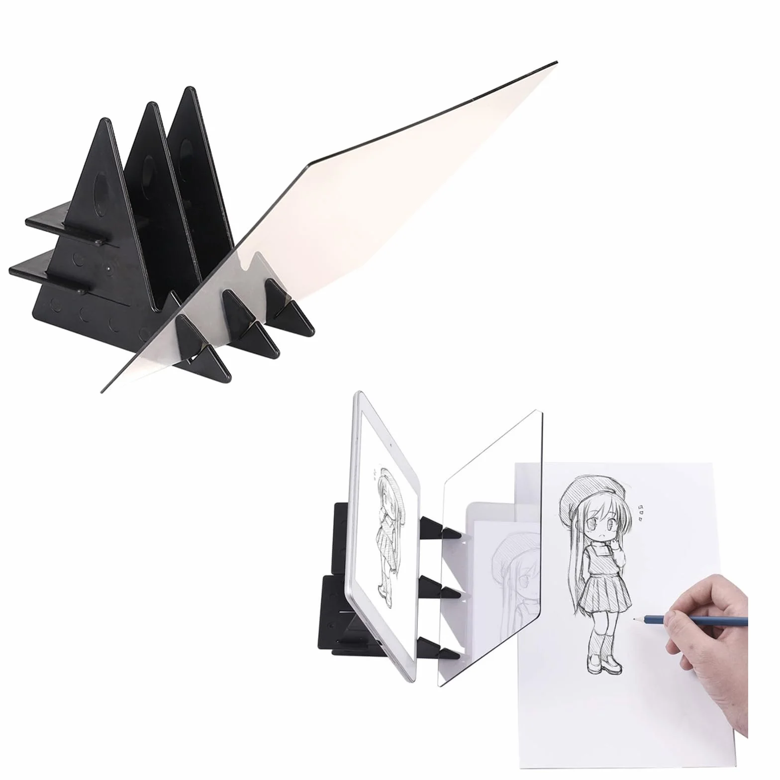 1 Set Tavolo Da Disegno Ottico, Specchio Per Disegnare, Tavolo da Disegno per Immagini Ottiche, Tavolo da disegno Copia, Tavola Da Pittura Ottica Per Bambini Principianti Artisti