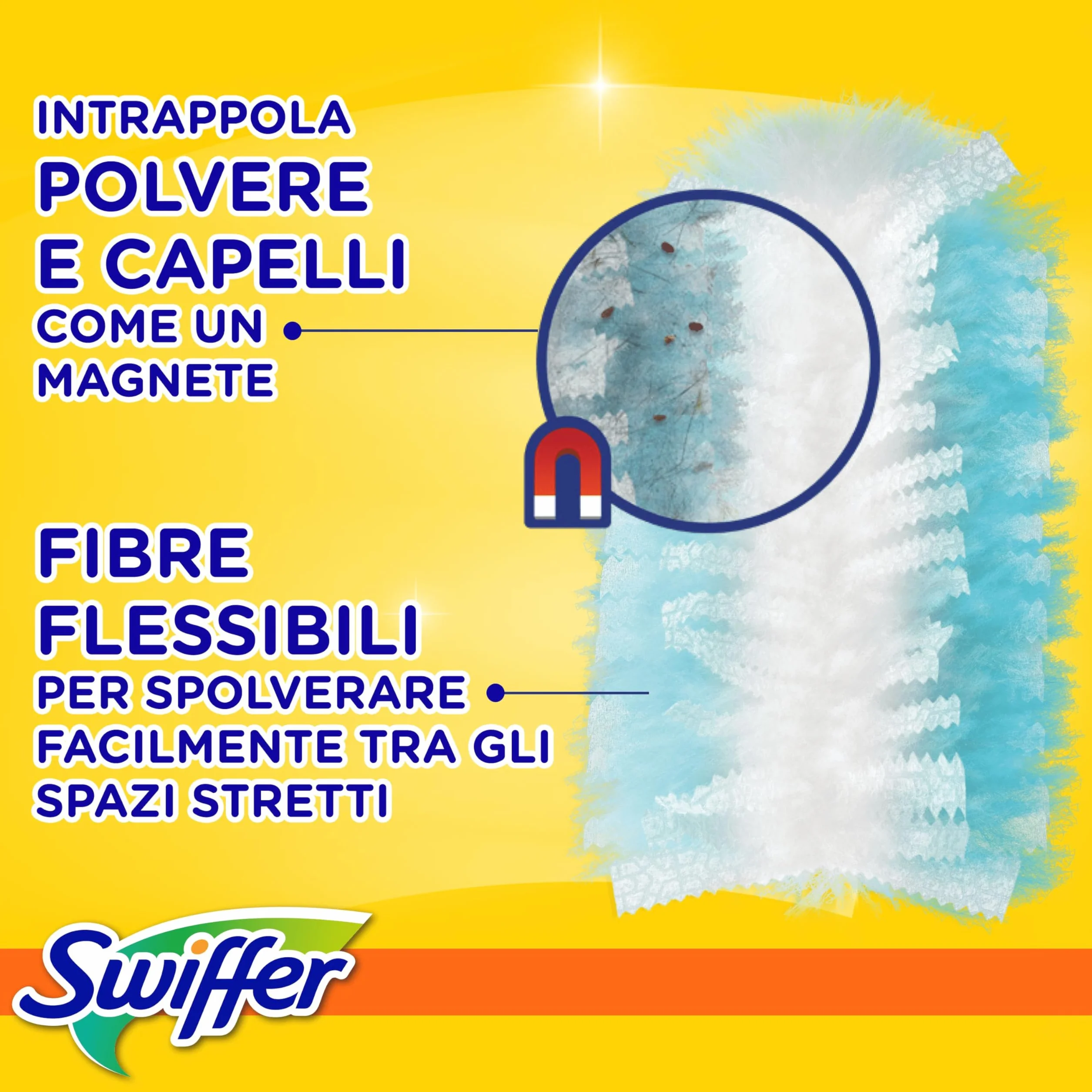 Swiffer Duster Piumini Cattura Polvere Giga Formato 45 Piumini