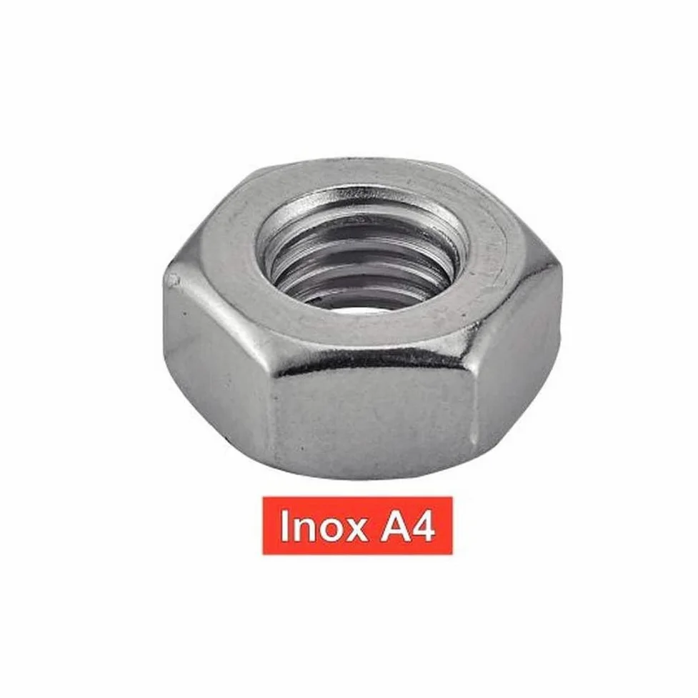 500 dadi esagonali M1-6 mm, DIN 934, acciaio inox A4, D-Work